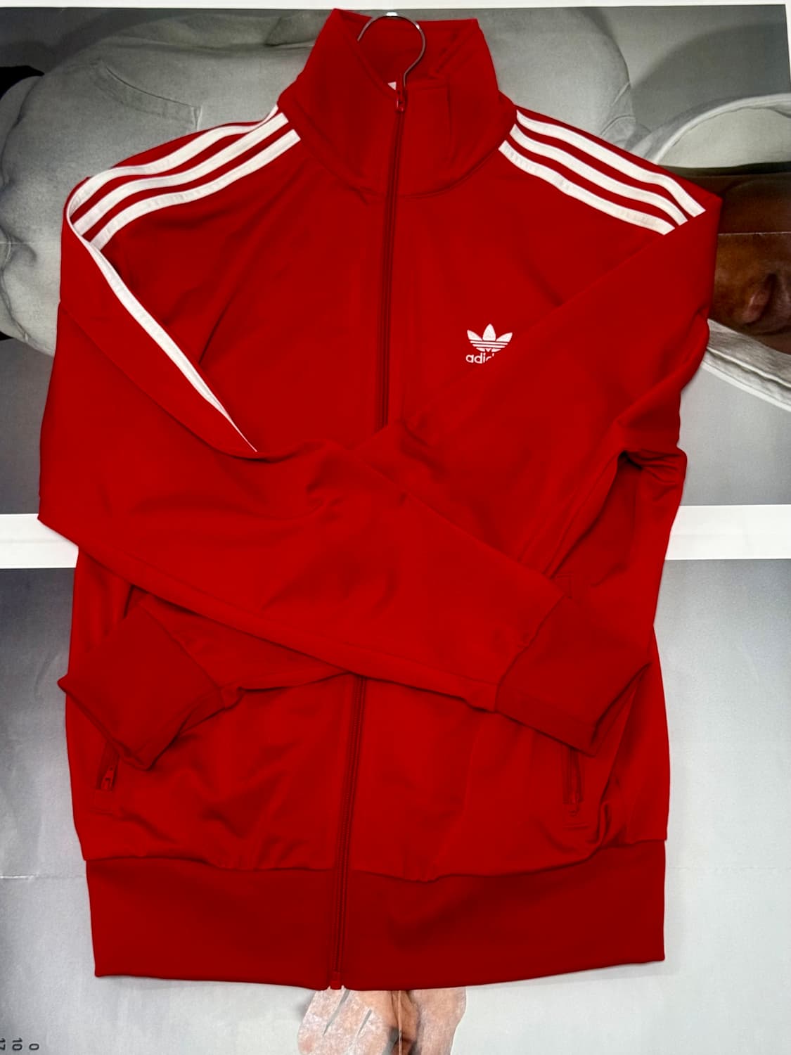 아디다스 집업 레드 상품이미지1