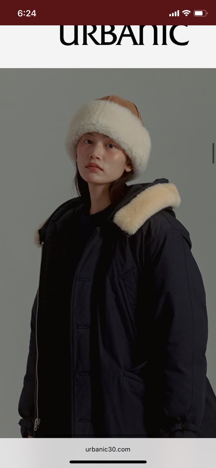 얼바닉30 shearling retro hat 시어링 레트로 모자 상품이미지4