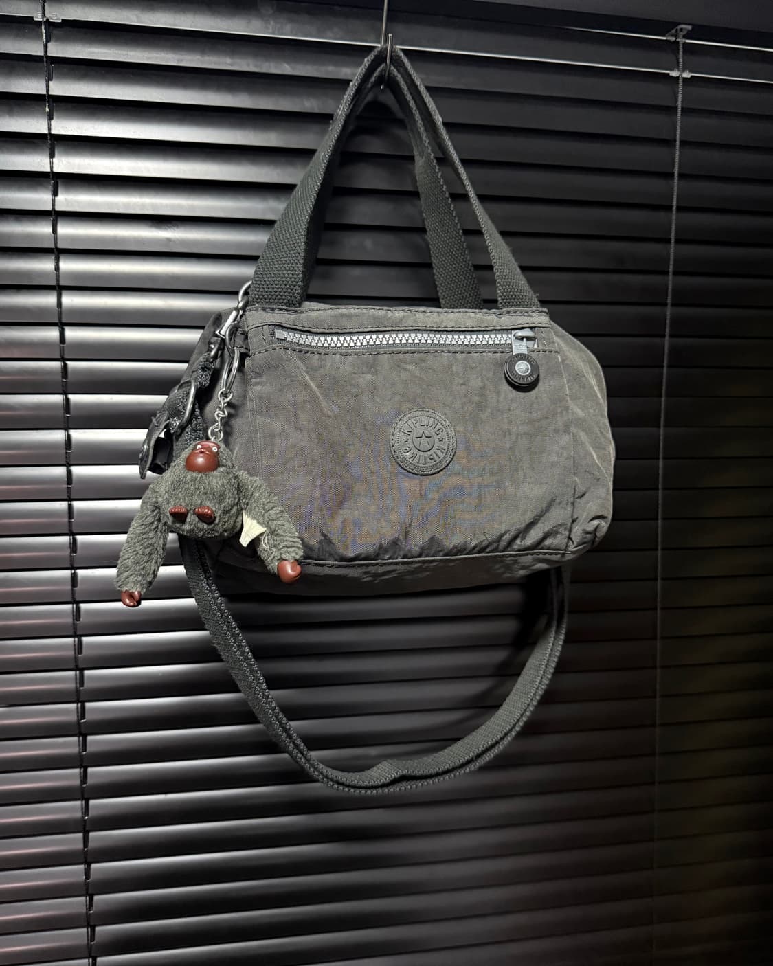 키플링 브라운 갈색 미니 크로스백 토드백 숄더백 고릴라 인형 키링 갸루  상품이미지2