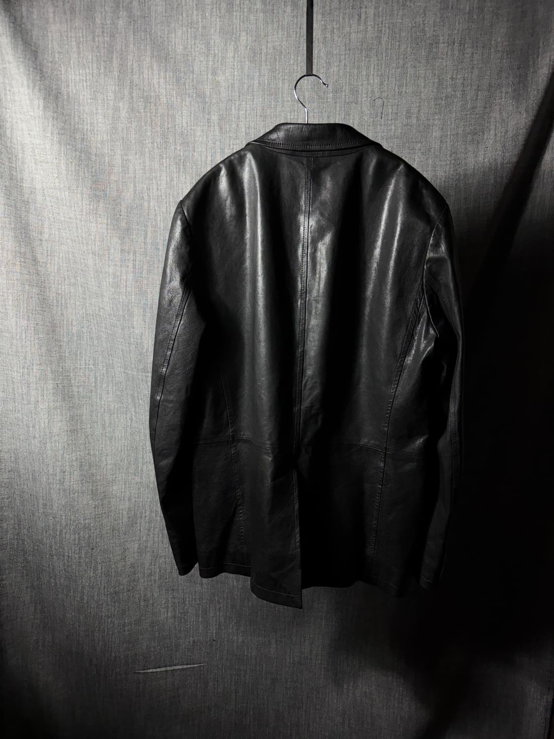 프라다 레더 싱글 블레이저 상품이미지2