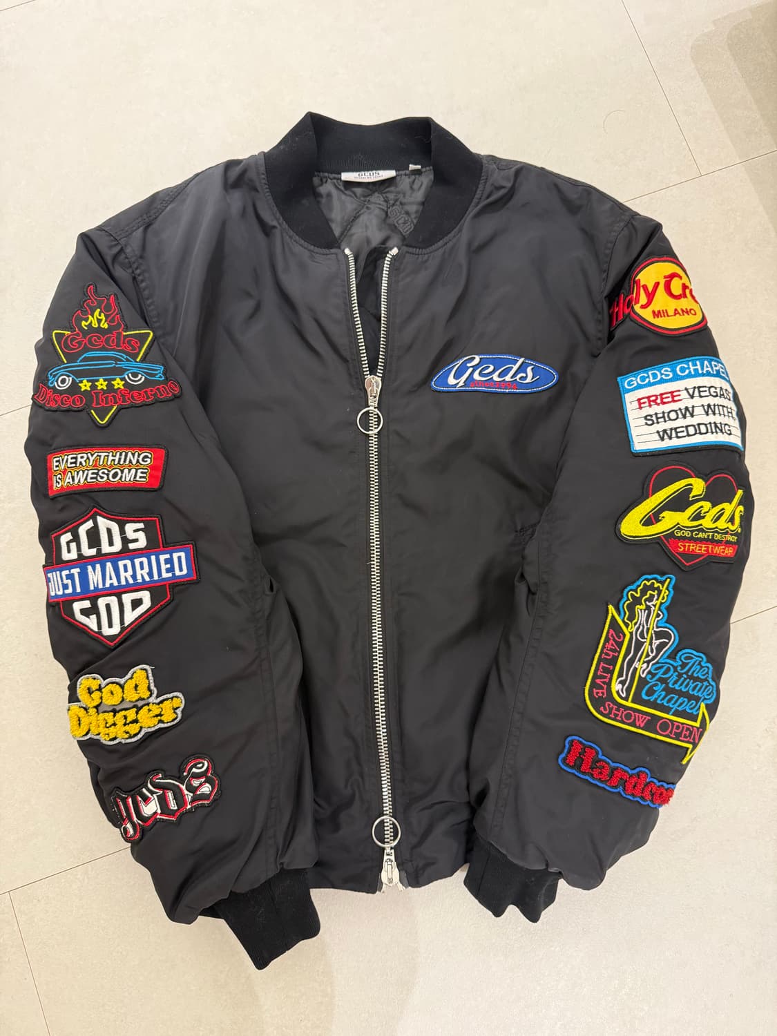 GCDS Embellished bomber jacket 봄버 자켓 M 상품이미지2