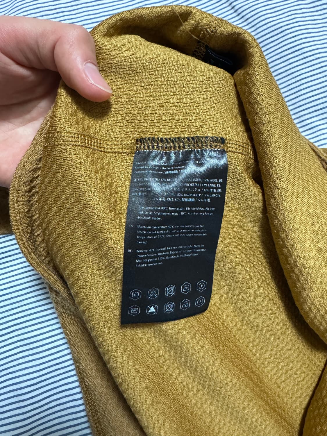 클라터뮤젠 유지 후디 맨 머스타드 S 상품이미지10