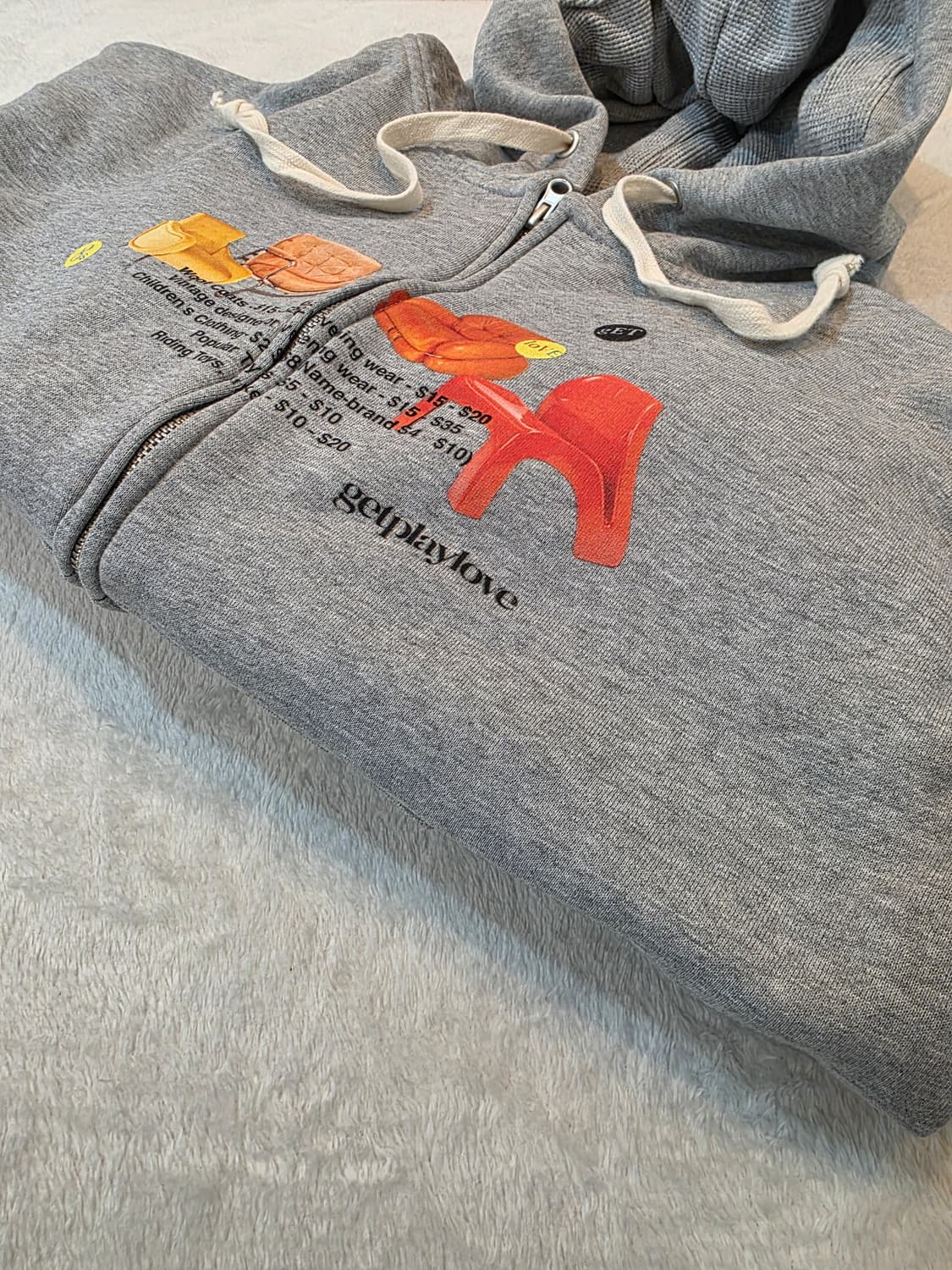 (여성) 케쥬얼 빈티지 후드집업 상품이미지6