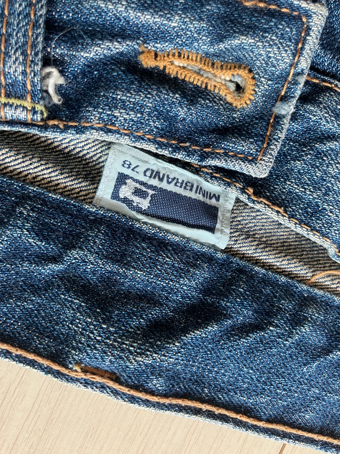 미니브랜드 찢청 상품이미지5