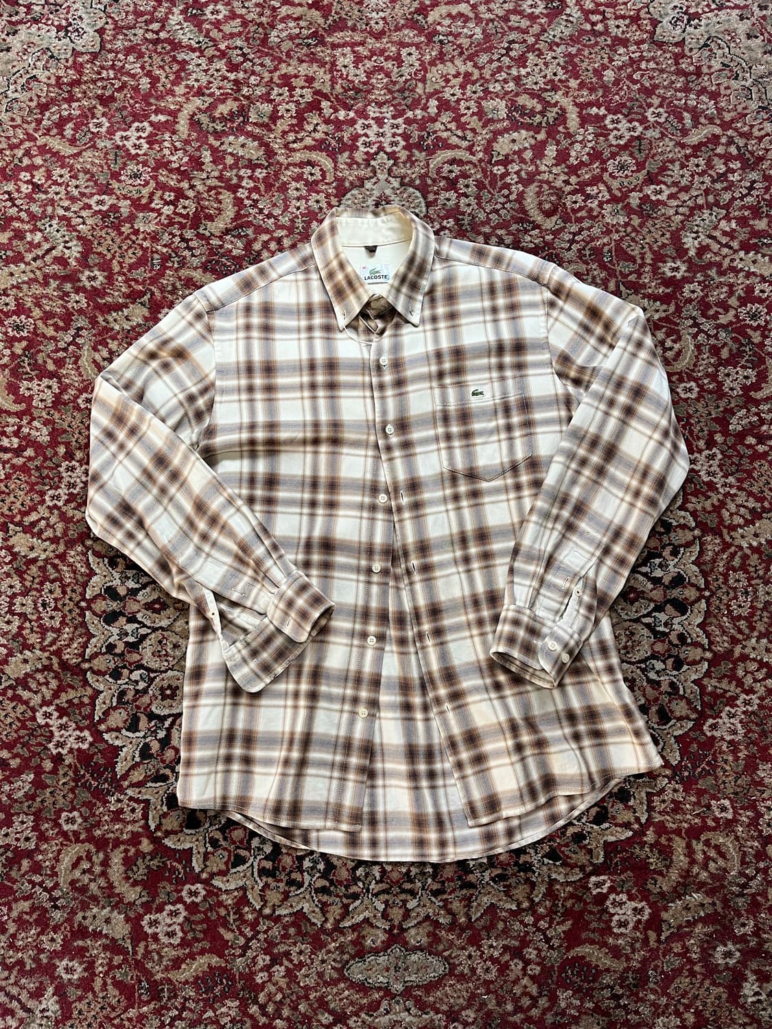 jp 라코스테 체크 셔츠 상품이미지1