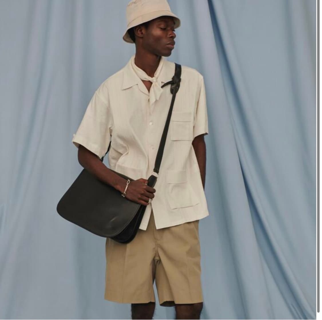 올드조 레더 크로스백 블랙 상품이미지7