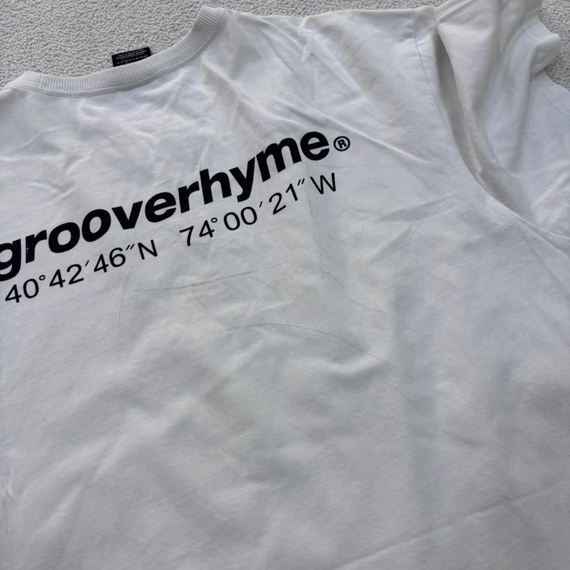 L 그루브라임 스몰로고 반팔 티셔츠 0410E 상품이미지5