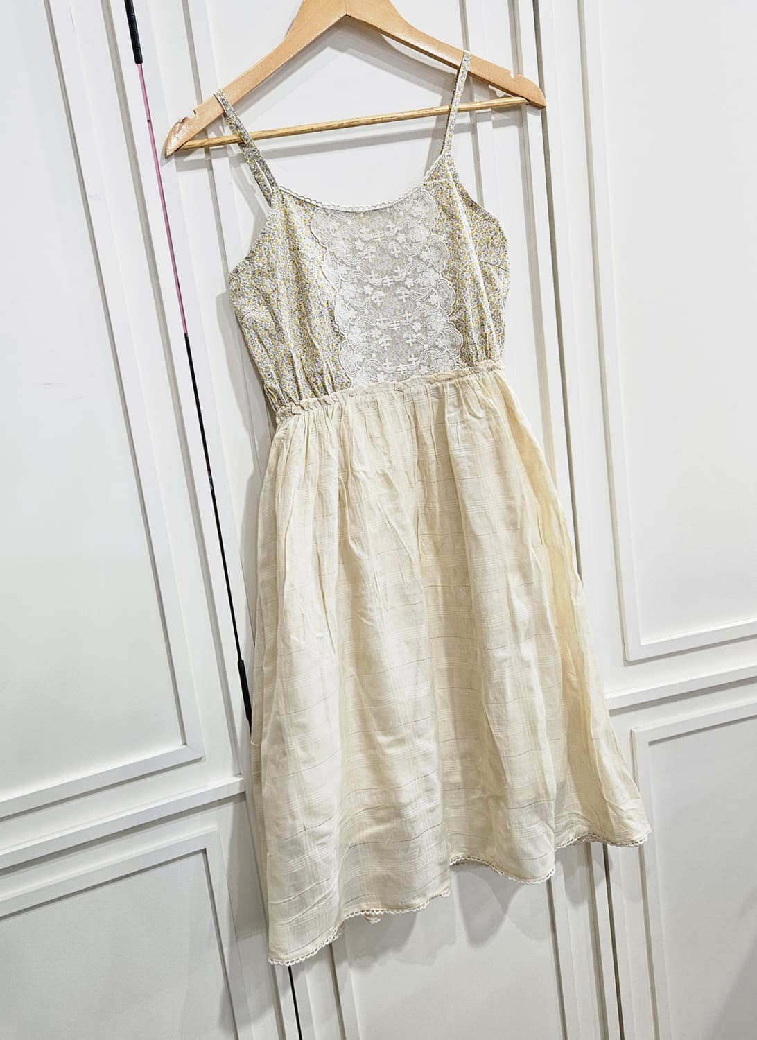 레이스 플라워 레이어드 원피스 상품이미지2