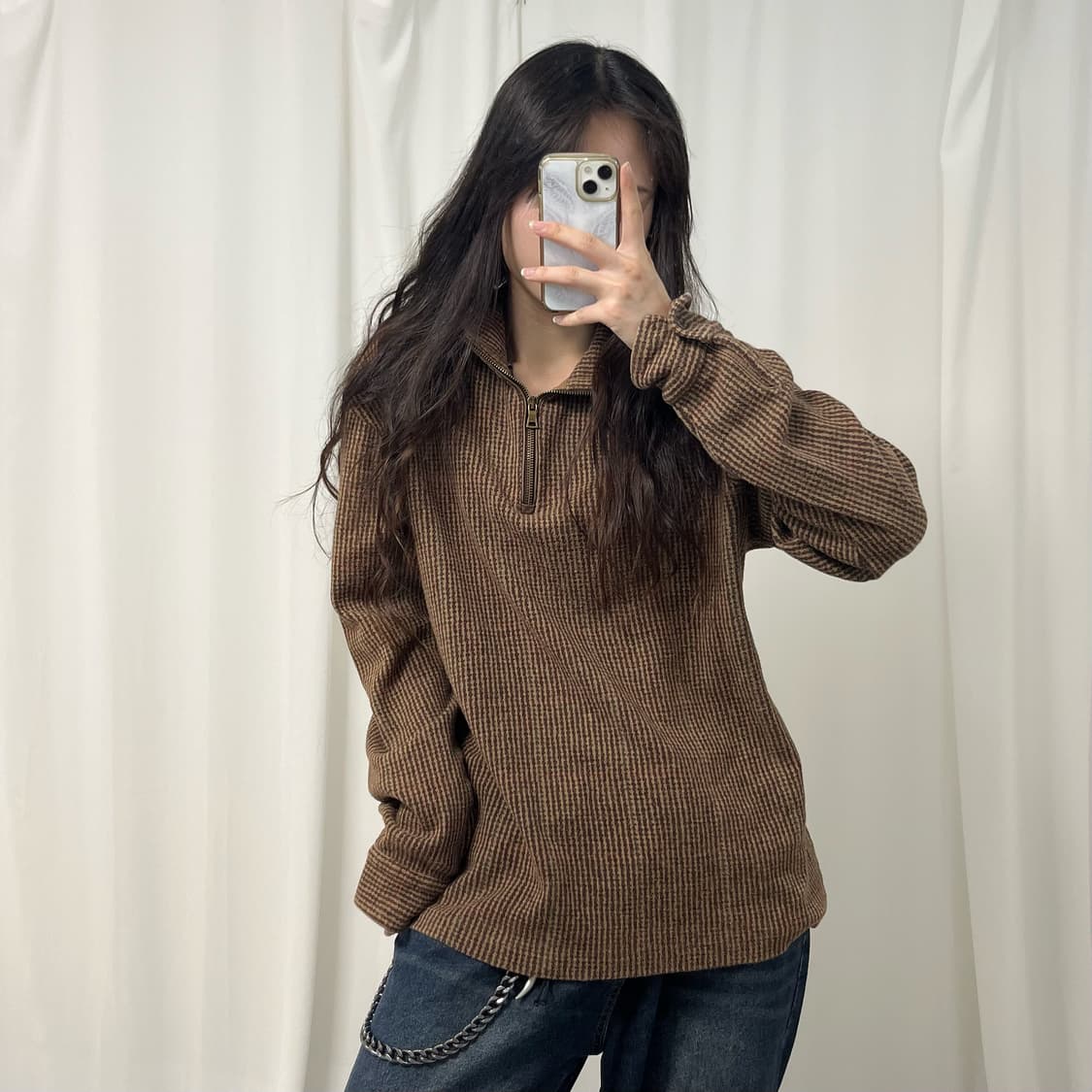 Polo Ralph Lauren herringbone half knit 상품이미지2
