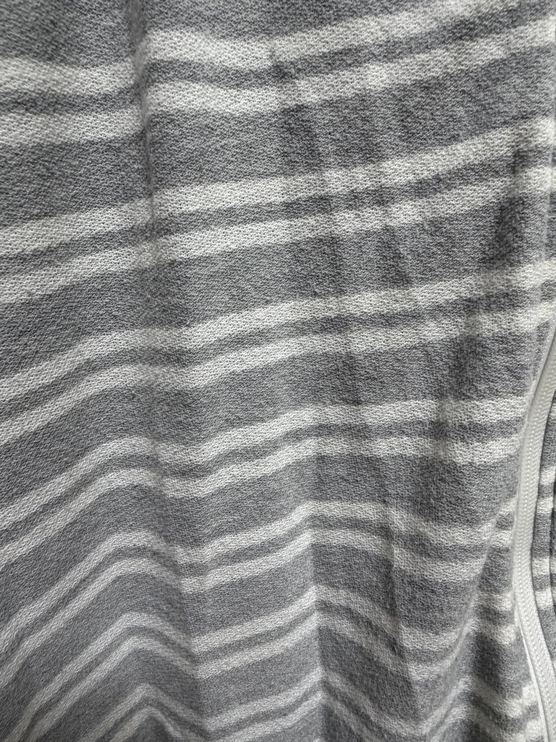 모리걸 스트라이프 반팔 후드집업 스즈코 하구미 상품이미지2