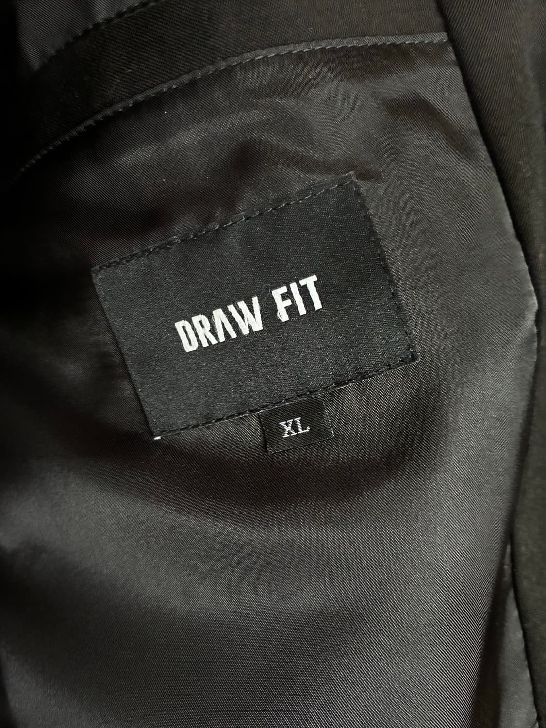 (XL) 드로우핏 블루종 자켓 BLACK 판매 상품이미지4