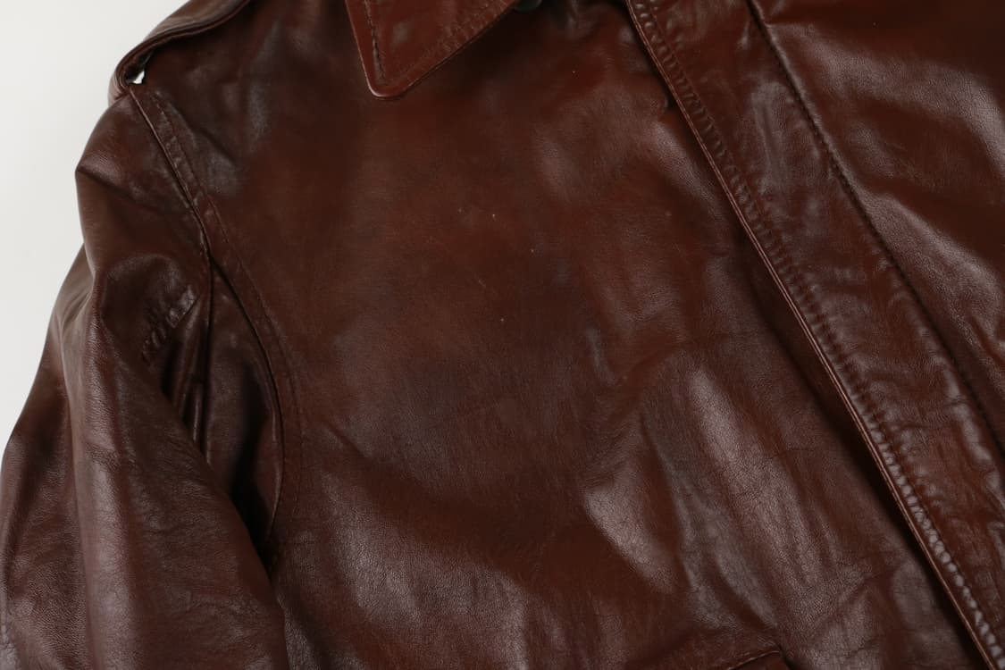 [L] 빈티지 소가죽 A-2 플라이트 자켓 상품이미지2