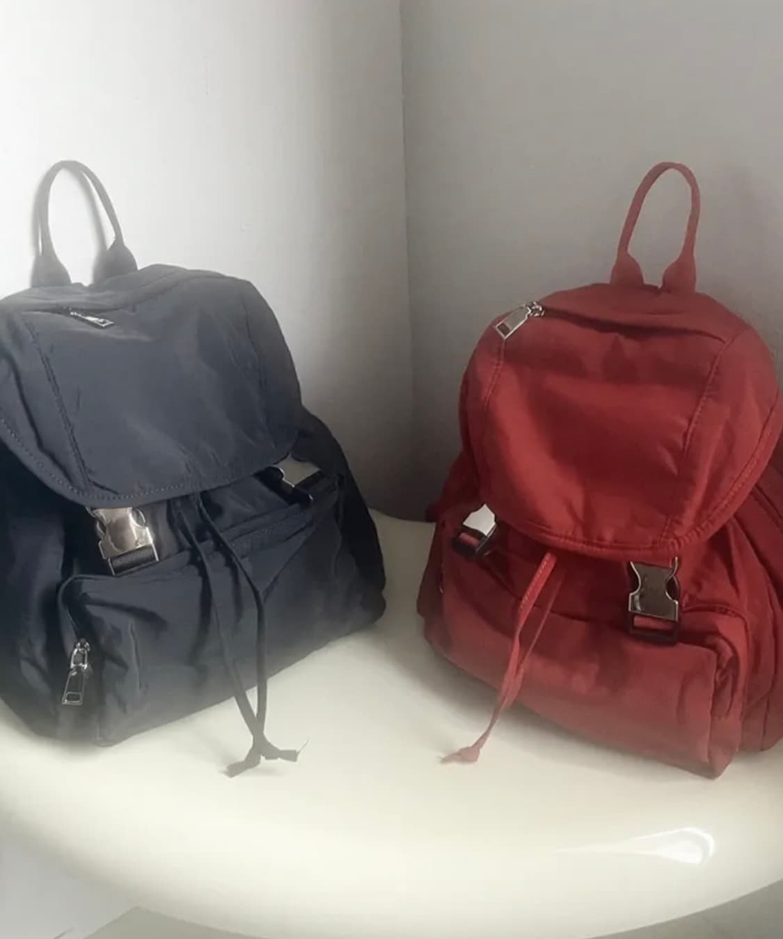 버클 나일론 미니 백팩 상품이미지3