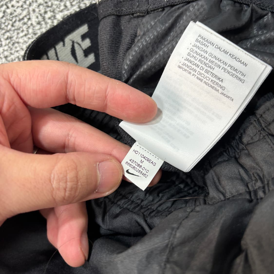 나이키 블랙 스우시 파워필 팬츠 (M) 상품이미지5