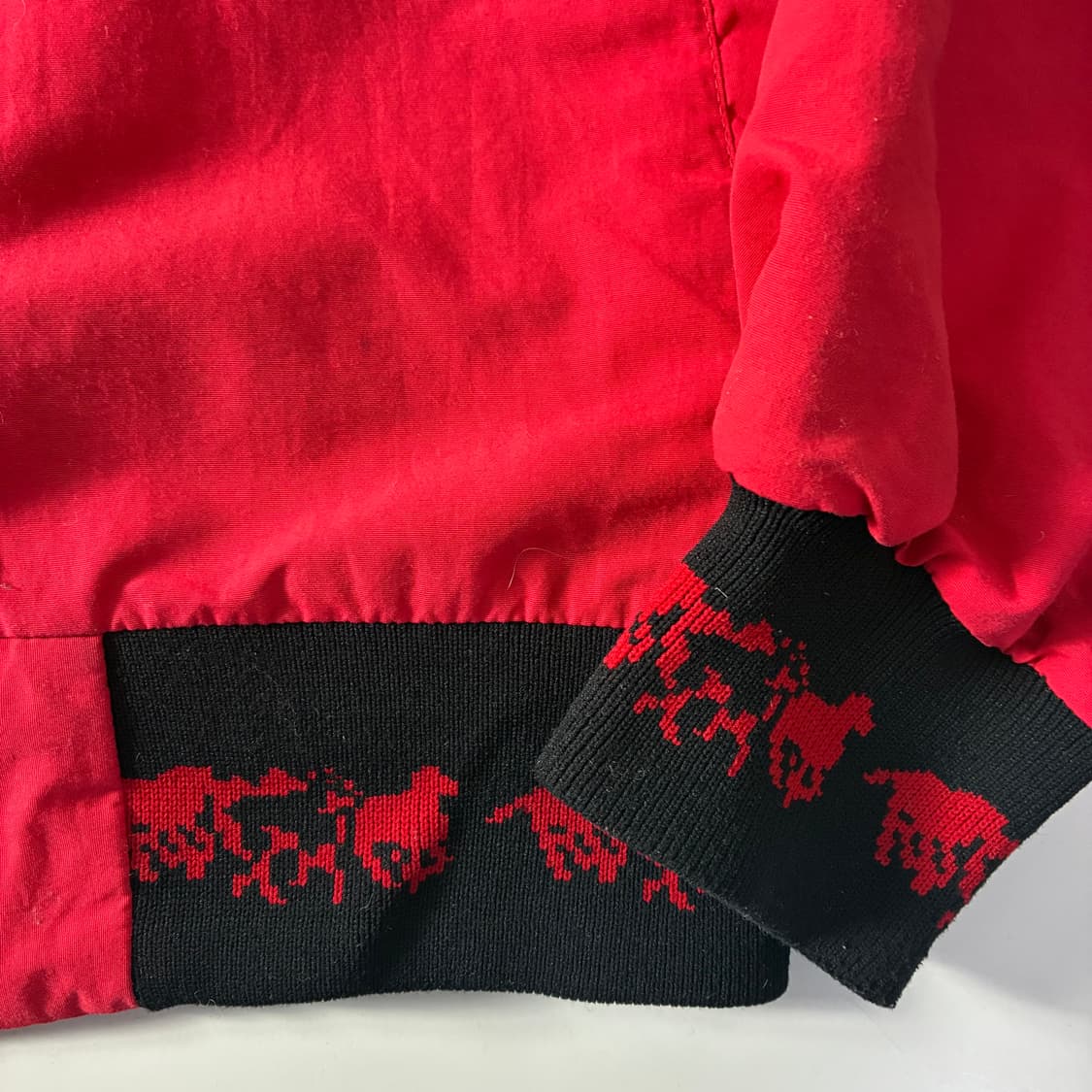 Vintage   쉐퍼 레드 카라 봄버 자켓   상품이미지5