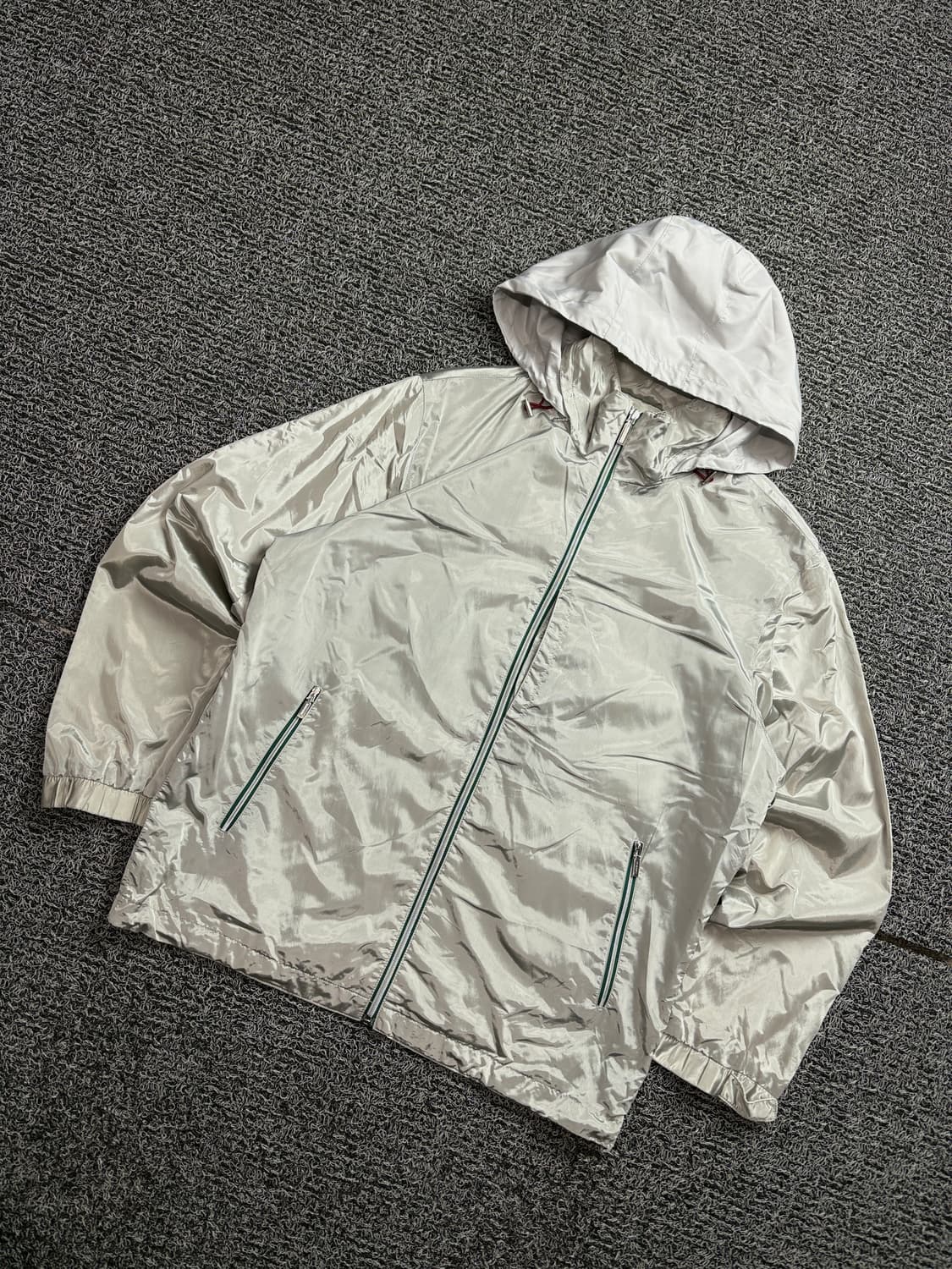 90s 지방시 아카이브 나일론 메탈 후드 바람막이  2232 상품이미지1
