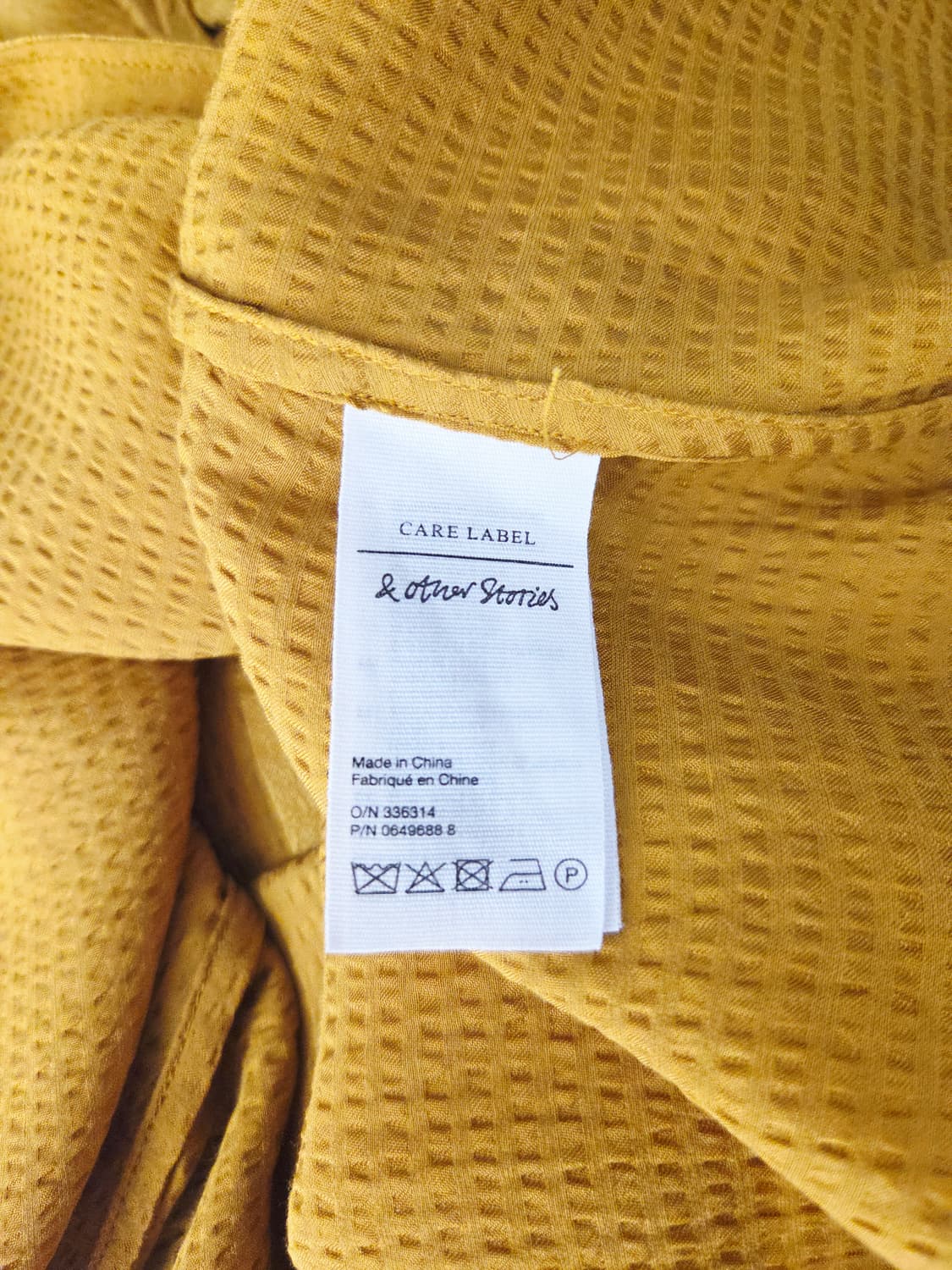 앤아더스토리즈(Paris Atelier) 레이온 셔츠 롱원피스 상품이미지7