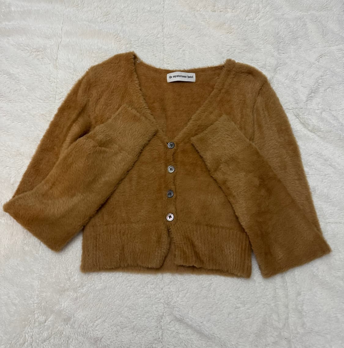 더미스테리어스호텔 퍼 가디건 상품이미지3