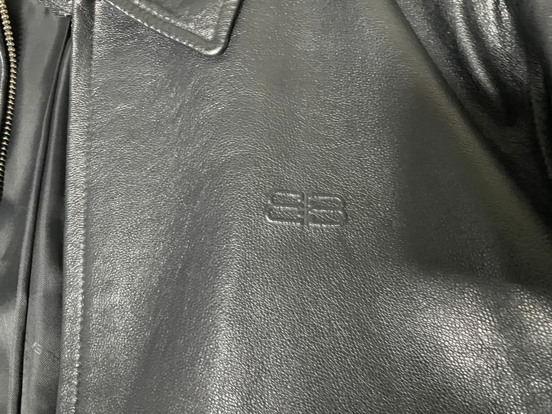 [6] 발렌시아가 90s 레더 자켓 상품이미지5