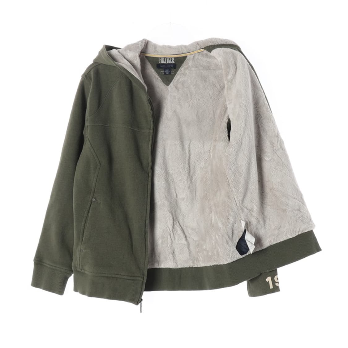 타미힐피거 키즈 빅로고 기모 후드 집업 L/14 상품이미지2