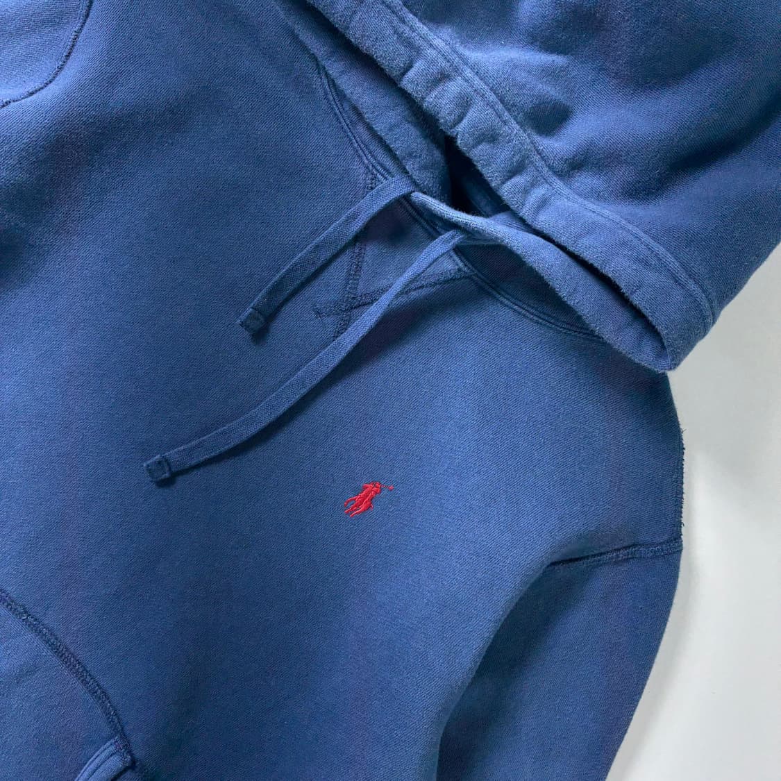 Polo  폴로 랄프로렌 자수 코튼 블루 후드티  상품이미지3