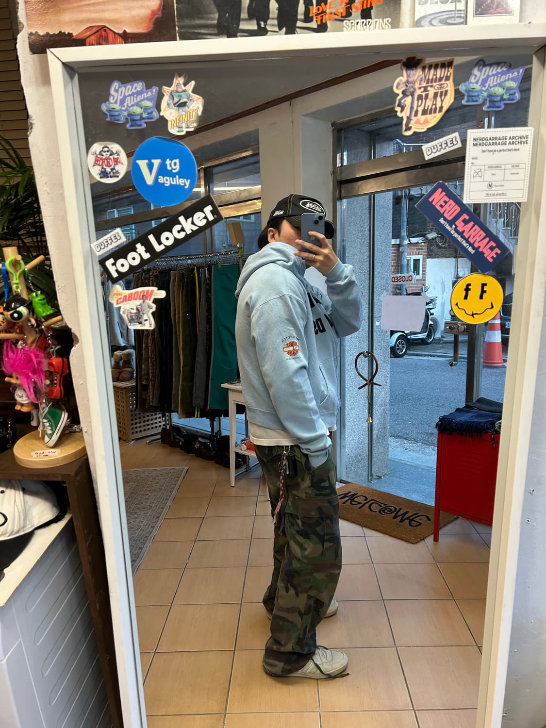 90‘s 할리데이비슨 후드집업 상품이미지9