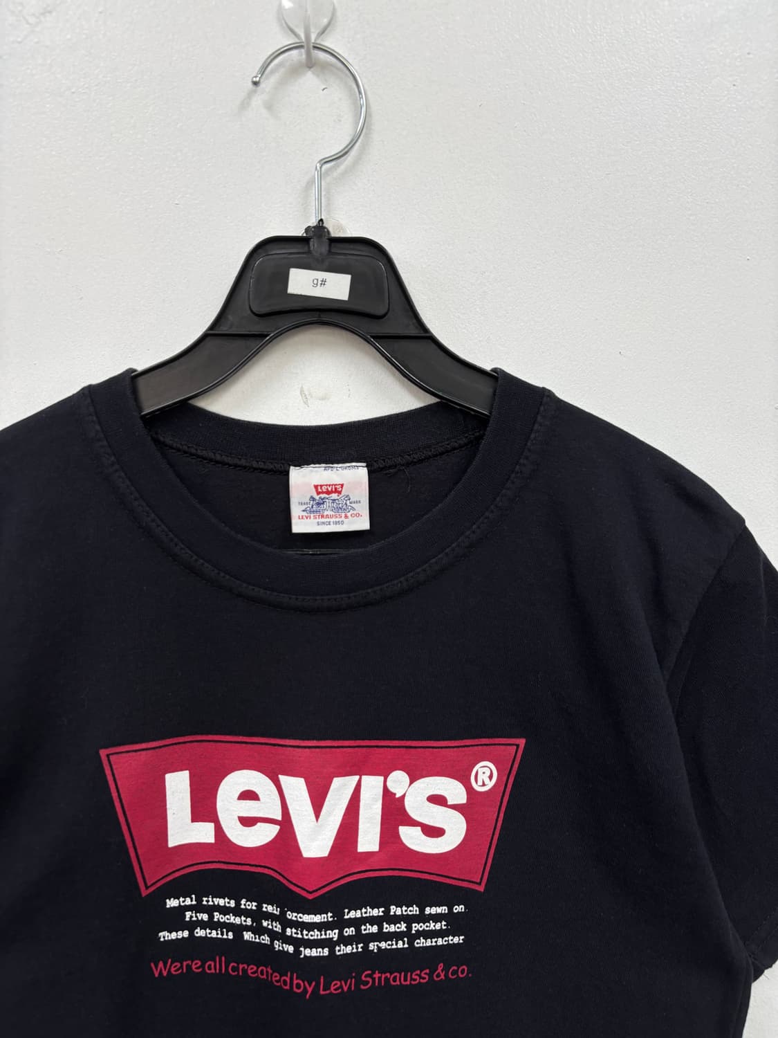 리바이스 우먼 백로고 반팔티  상품이미지3