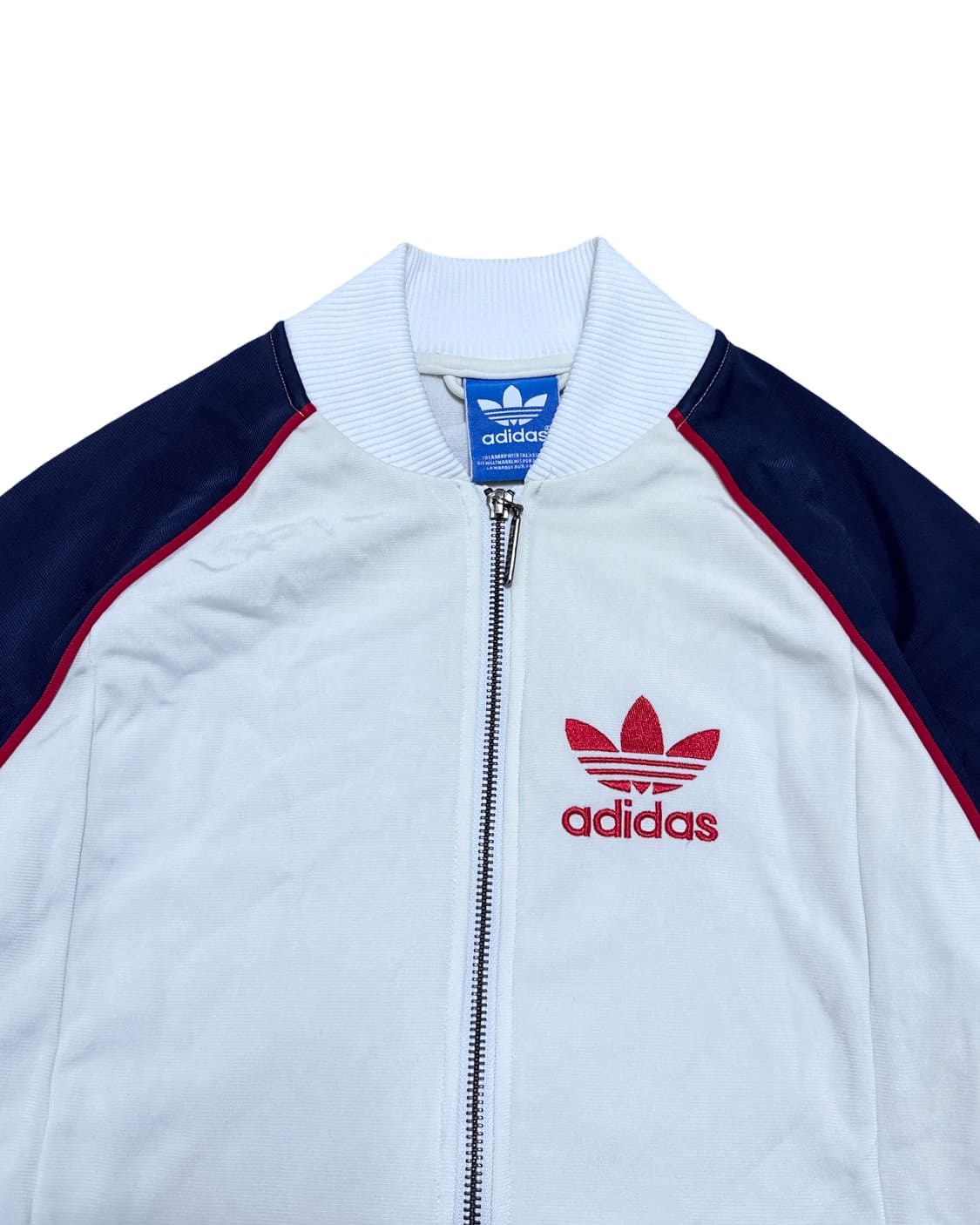 아디다스 화이트 네이비 슈퍼스타 져지 상품이미지4