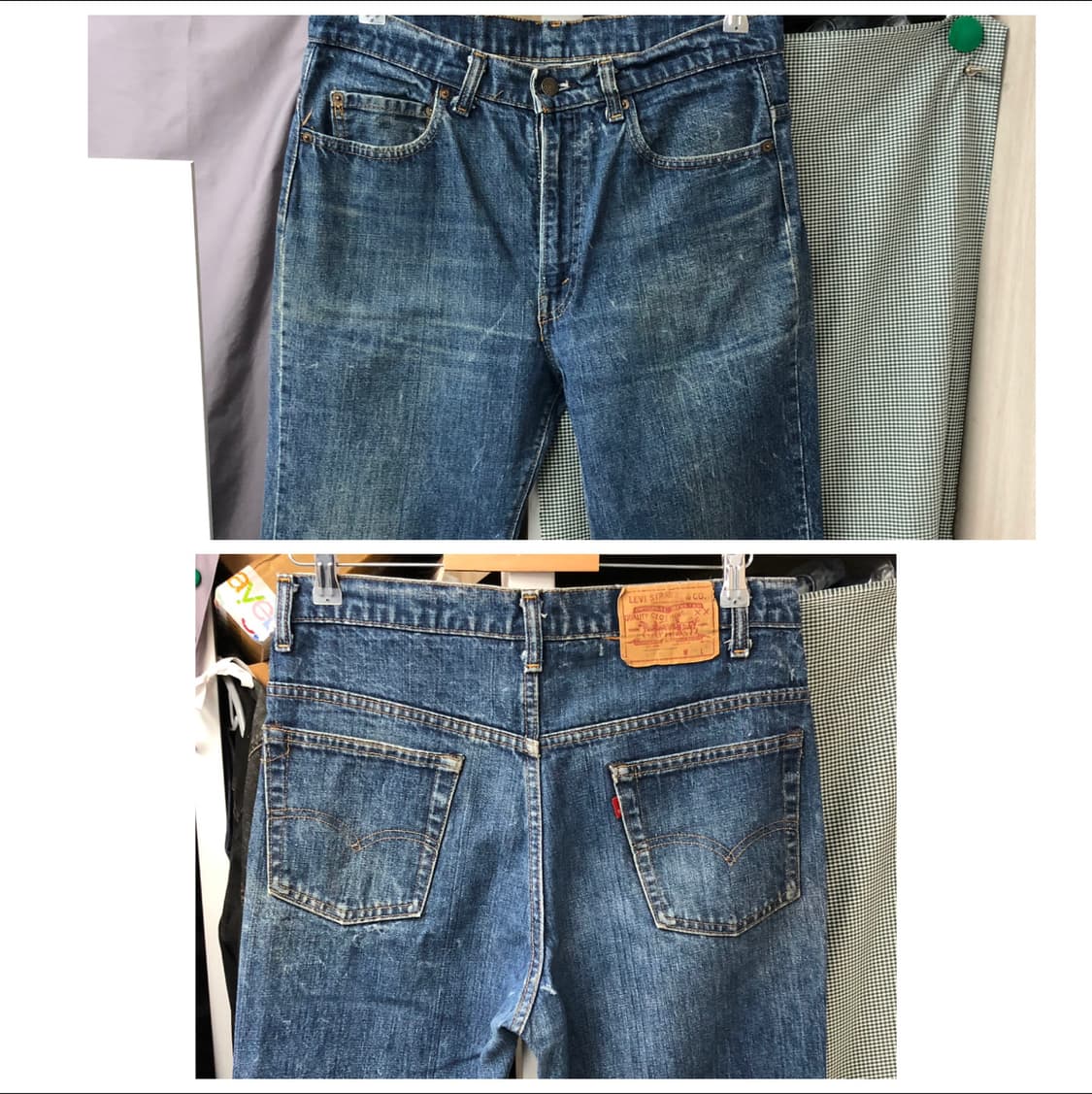 라스트70s 리바이스517 부츠컷 66후기 허리34 둘레84.5 상품이미지4