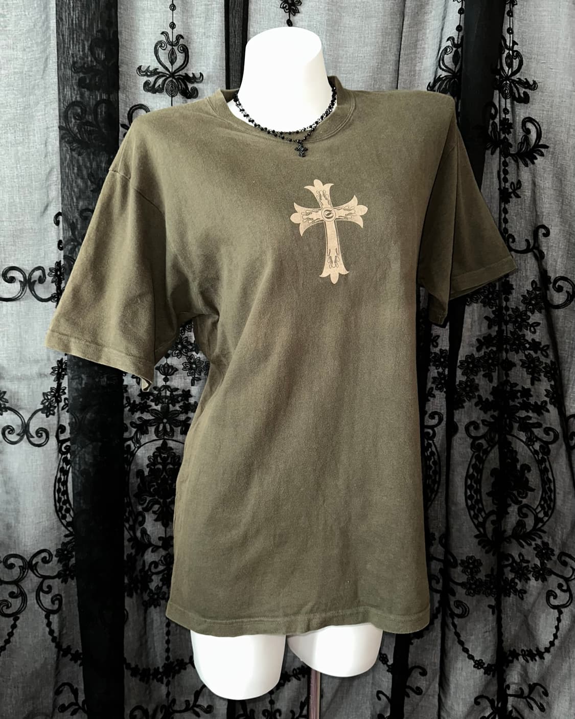 Khaki Cross Short Sleeve 상품이미지1