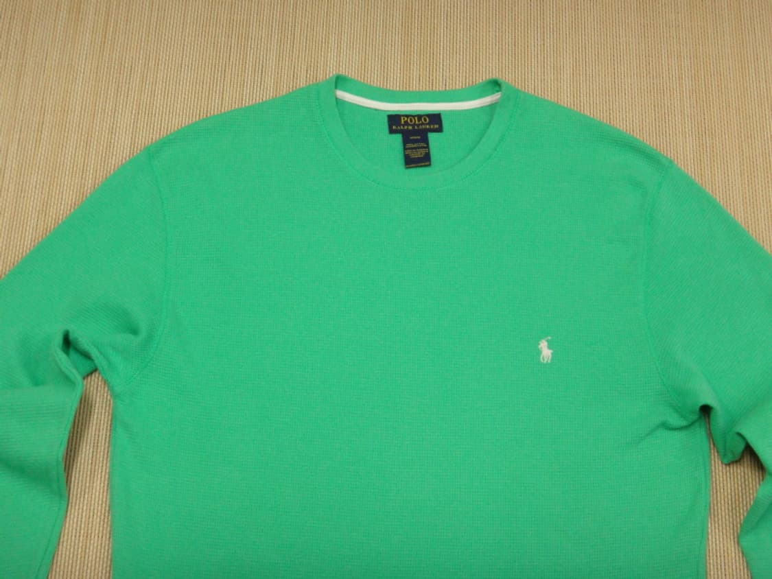 (M) 폴로랄프로렌 남성 와플 라운드넥 면 니트 상품이미지3