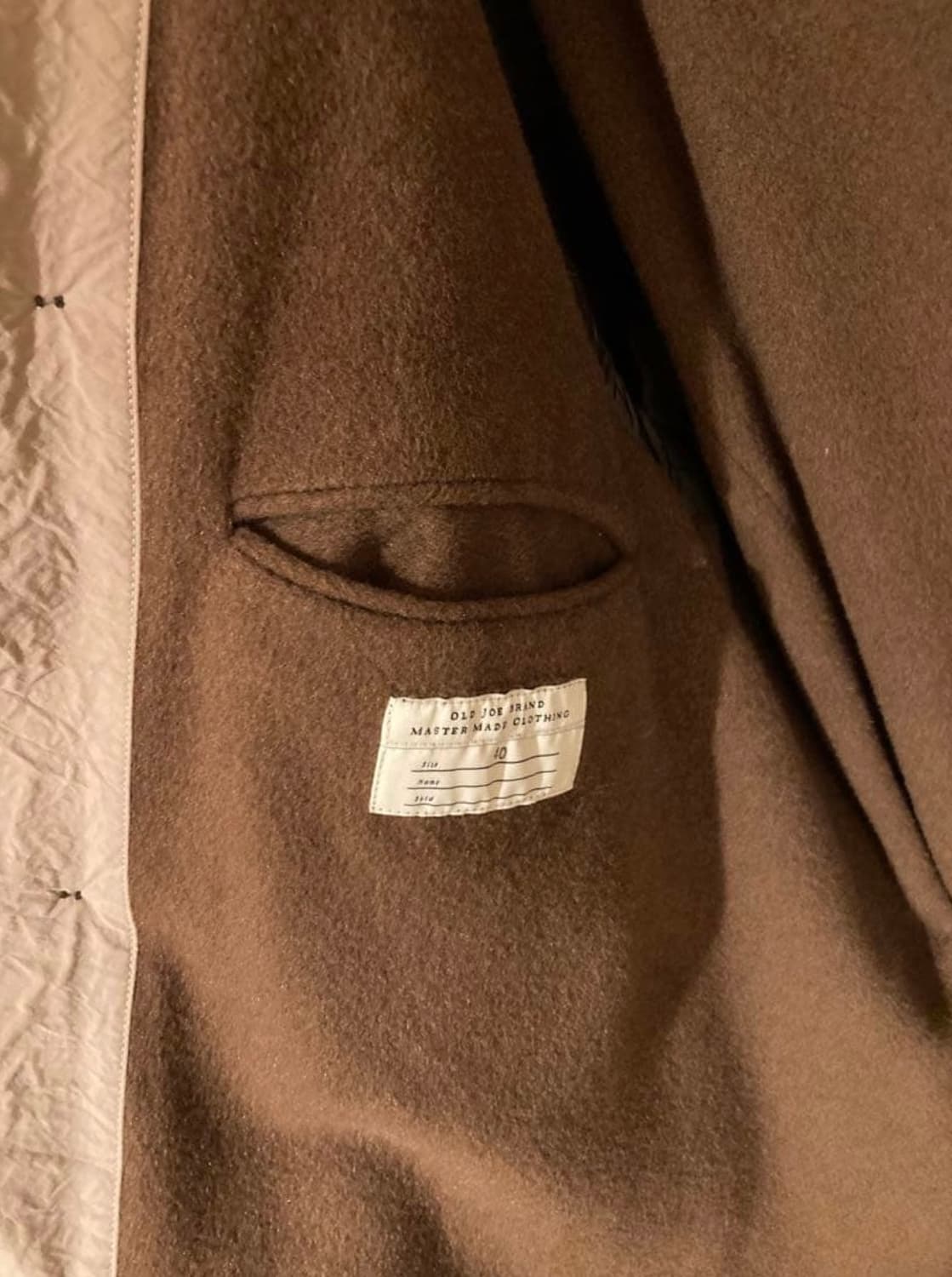 올드조 강축 나일론 피코트 샌드카키 상품이미지7