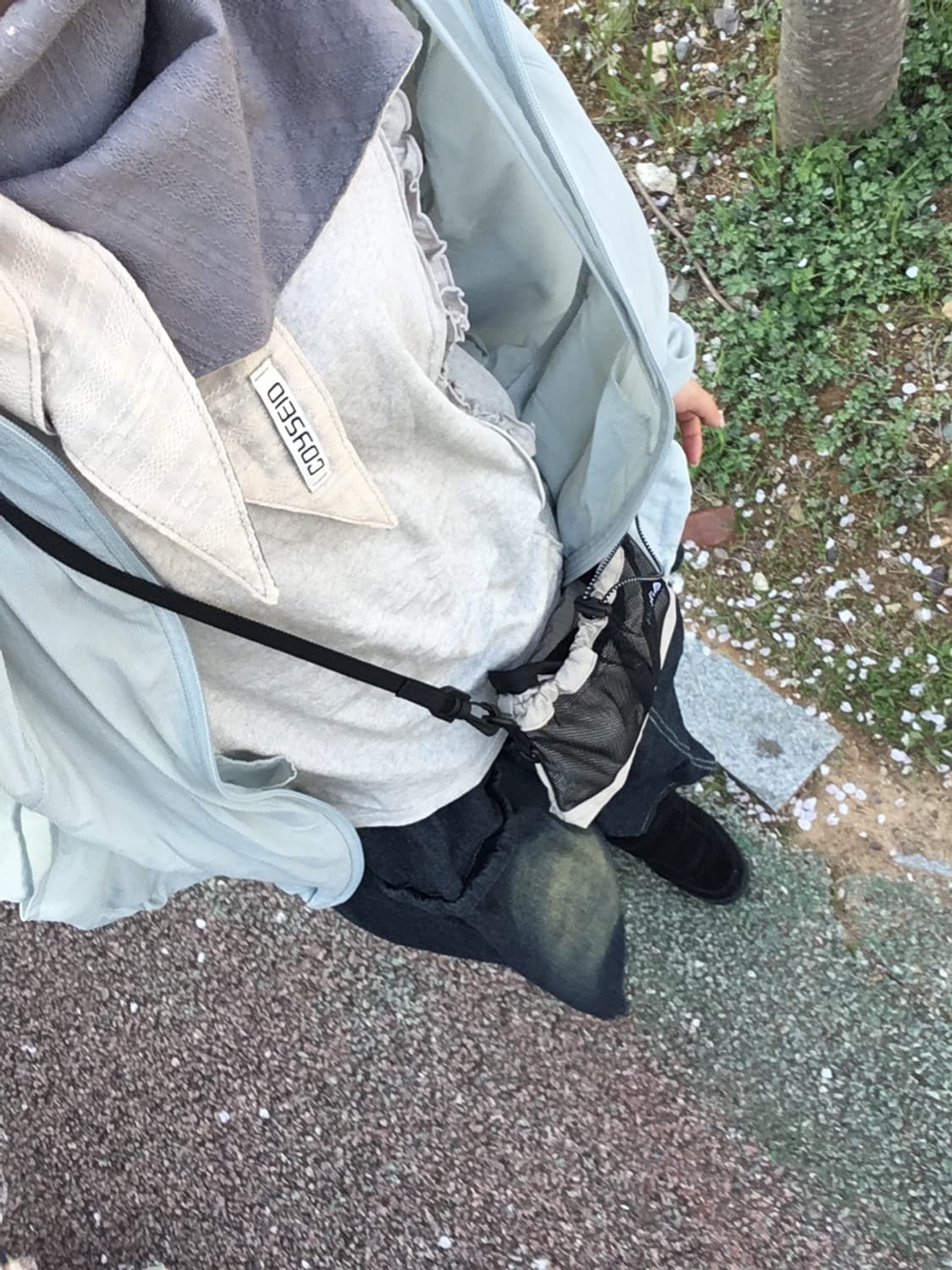 코이세이오 DOUBLE RUFFLE LONG SLEEVE OATMEAL 상품이미지3