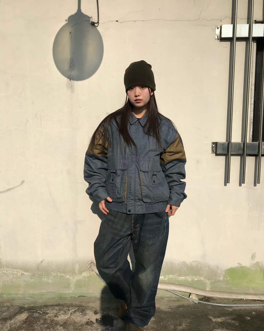 크로커다일 투톤 워크 자켓 상품이미지4