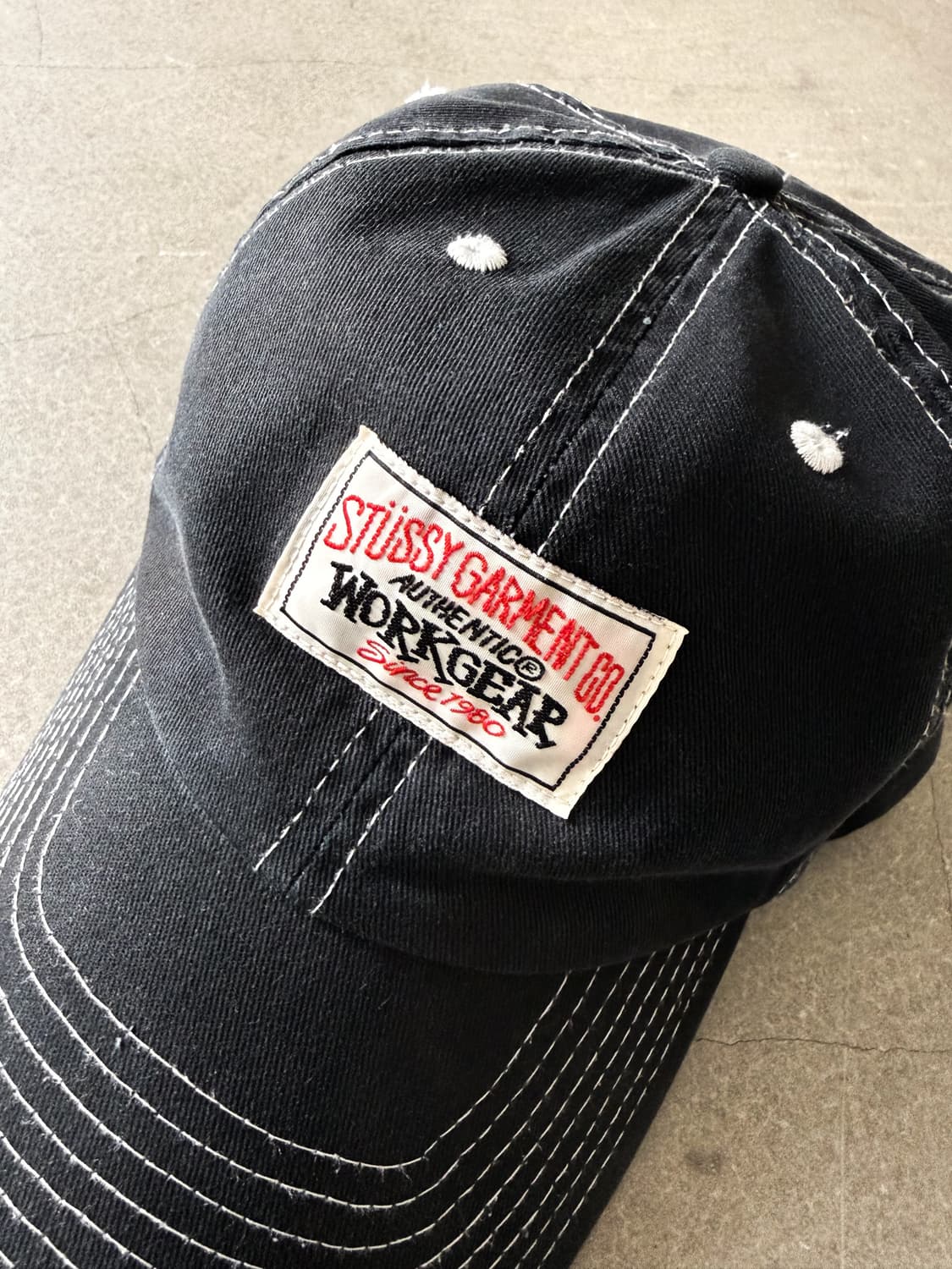 Stussy Workgear Contrast Stitch Ball Cap 상품이미지2