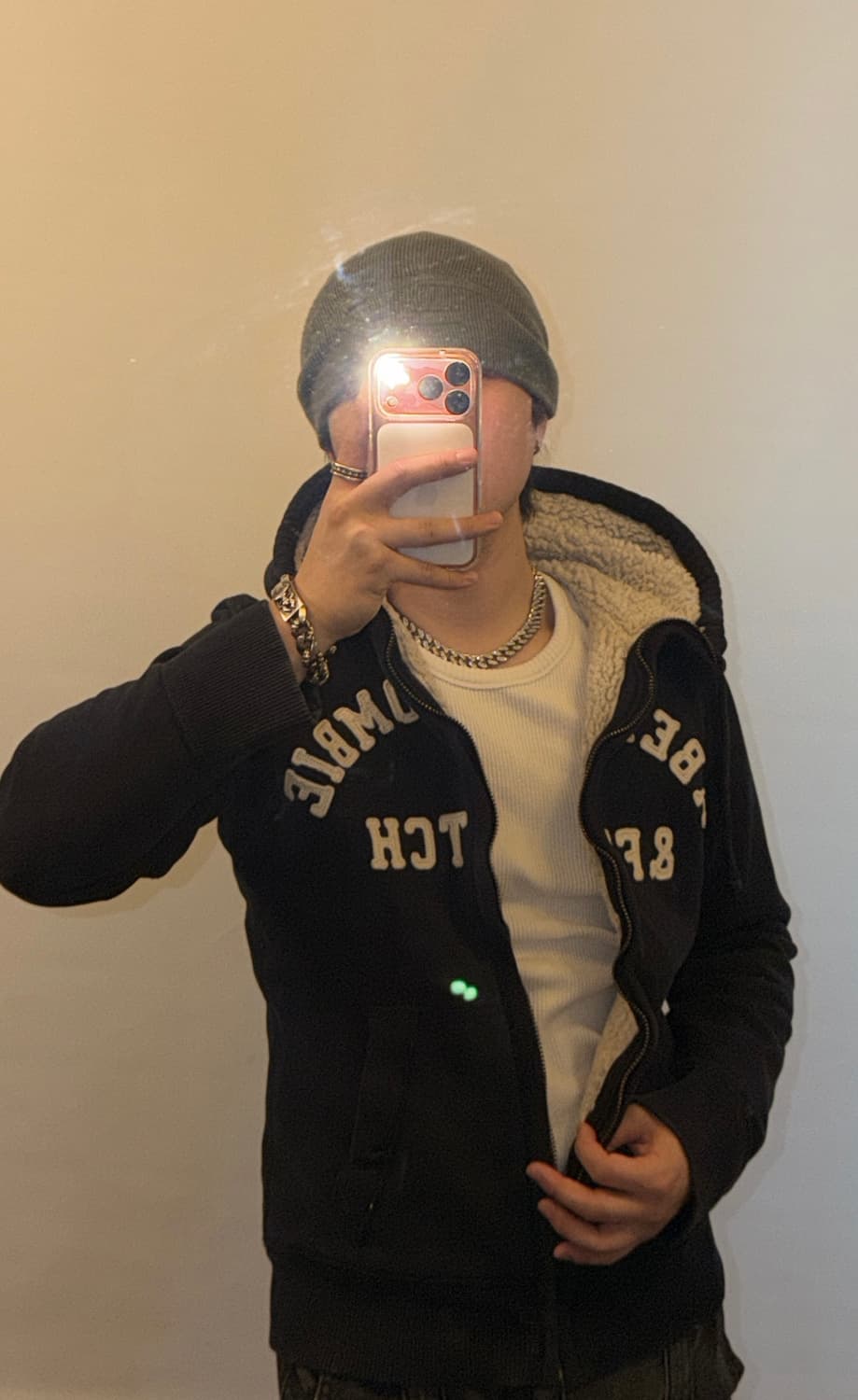 아베크롬비 양털 후드집업 상품이미지1