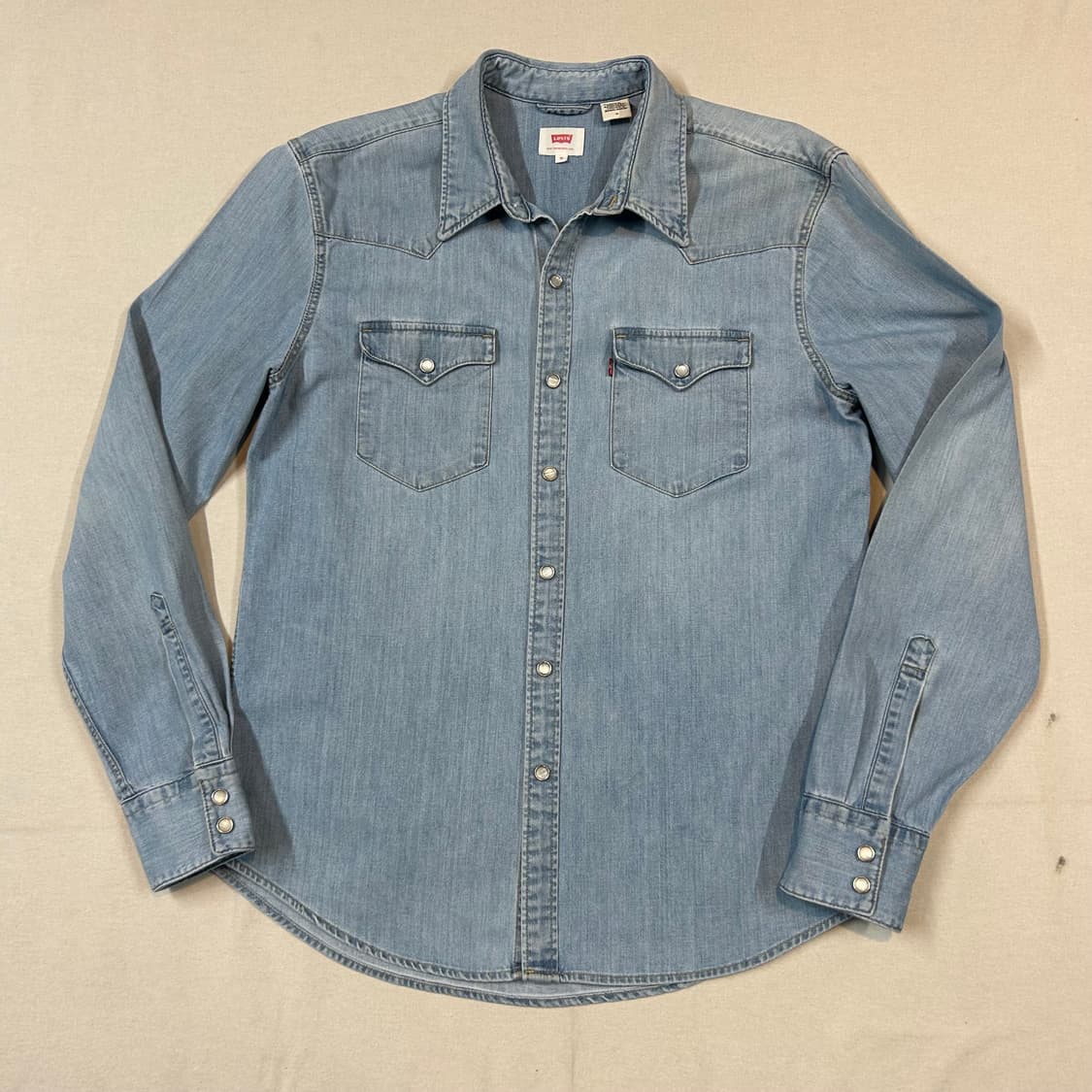M) 리바이스 투포켓 웨스턴 데님 셔츠 상품이미지1
