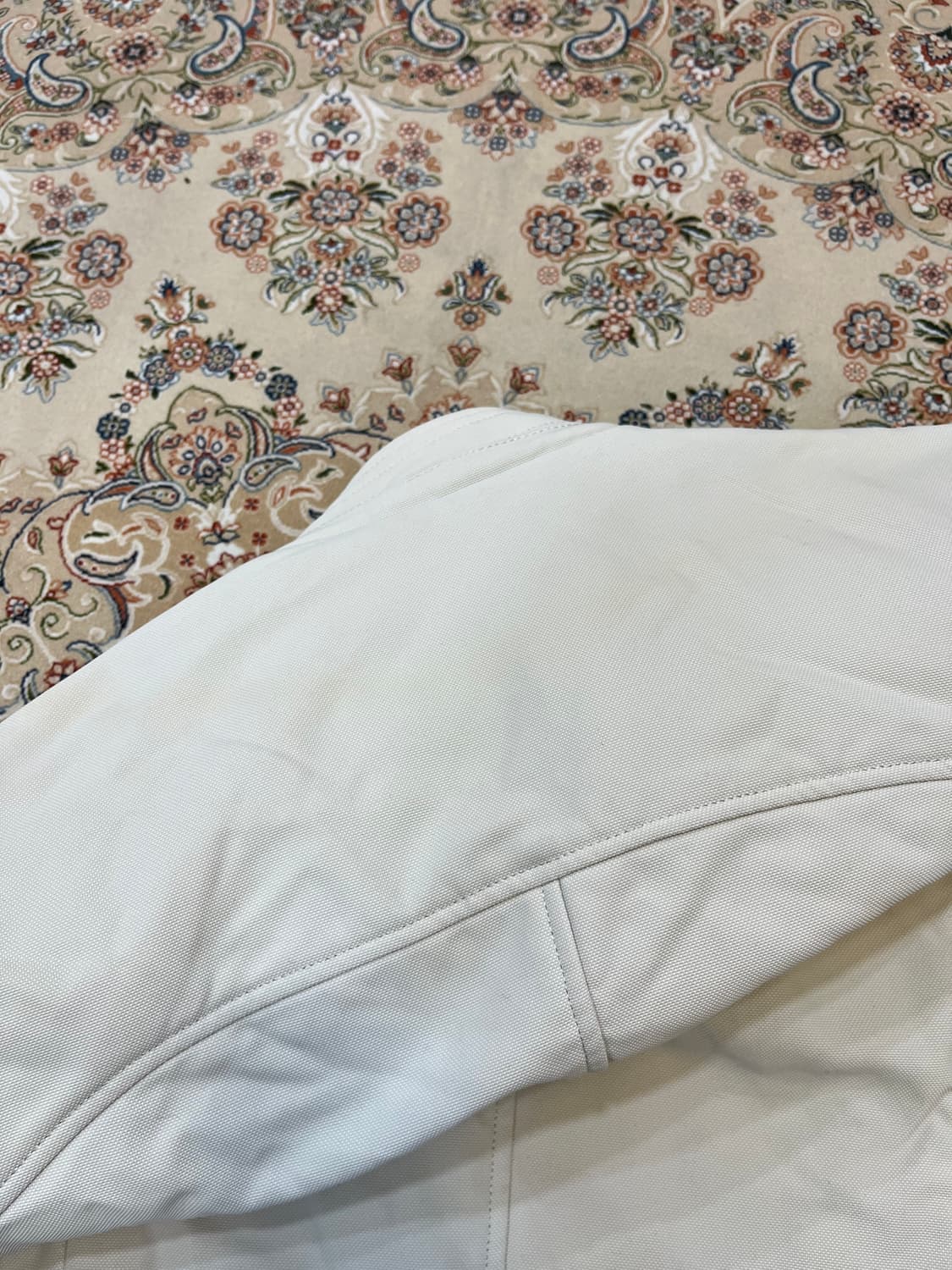 솔리드옴므 우영미 사선 하이넥 레더패치 자켓 상품이미지8