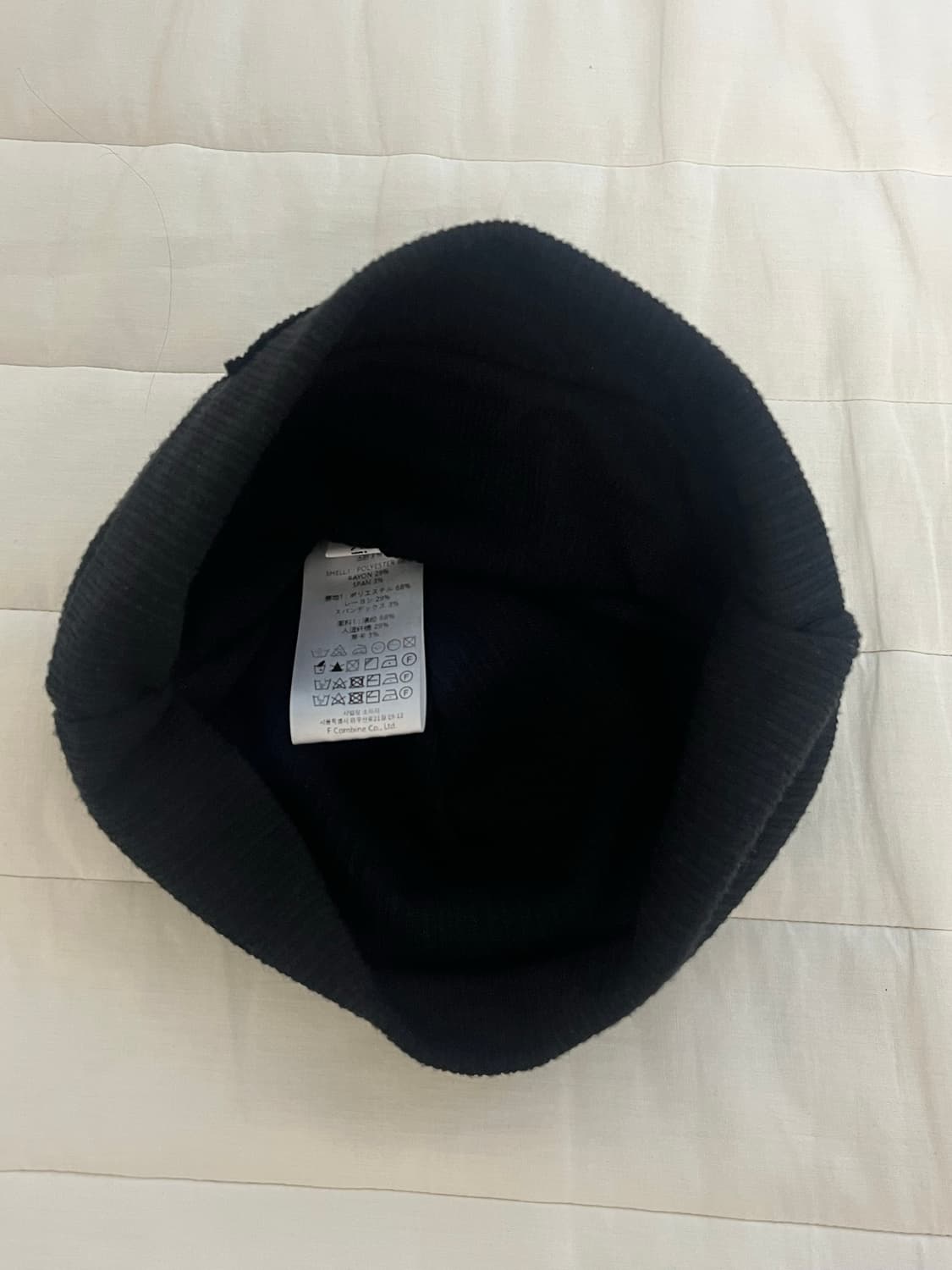 미세키서울 Knit turban beanie BLACK 상품이미지5