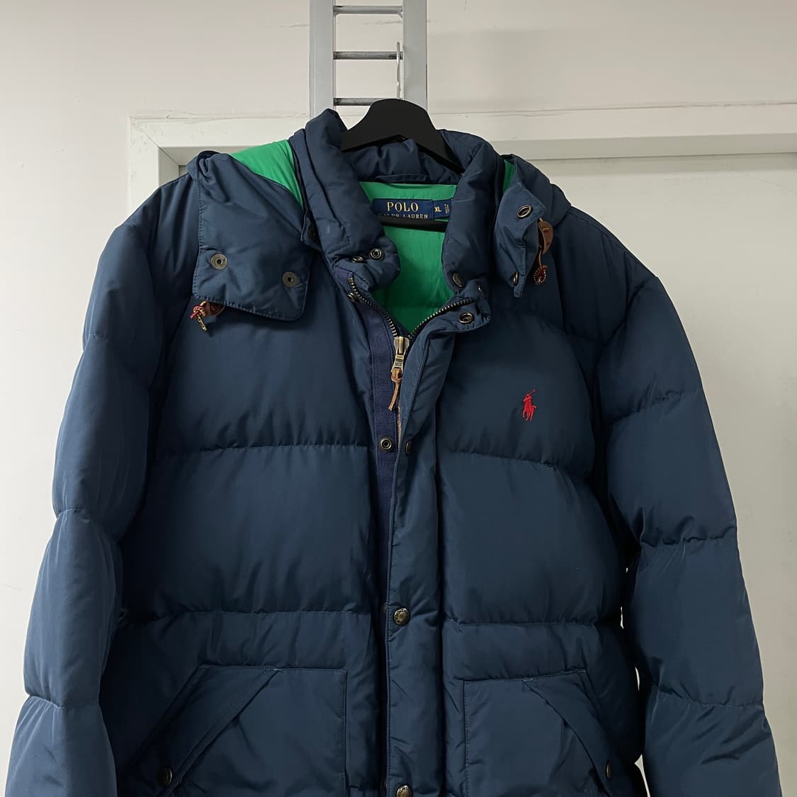 폴로 랄프로렌 네이비 패딩 XL 상품이미지2