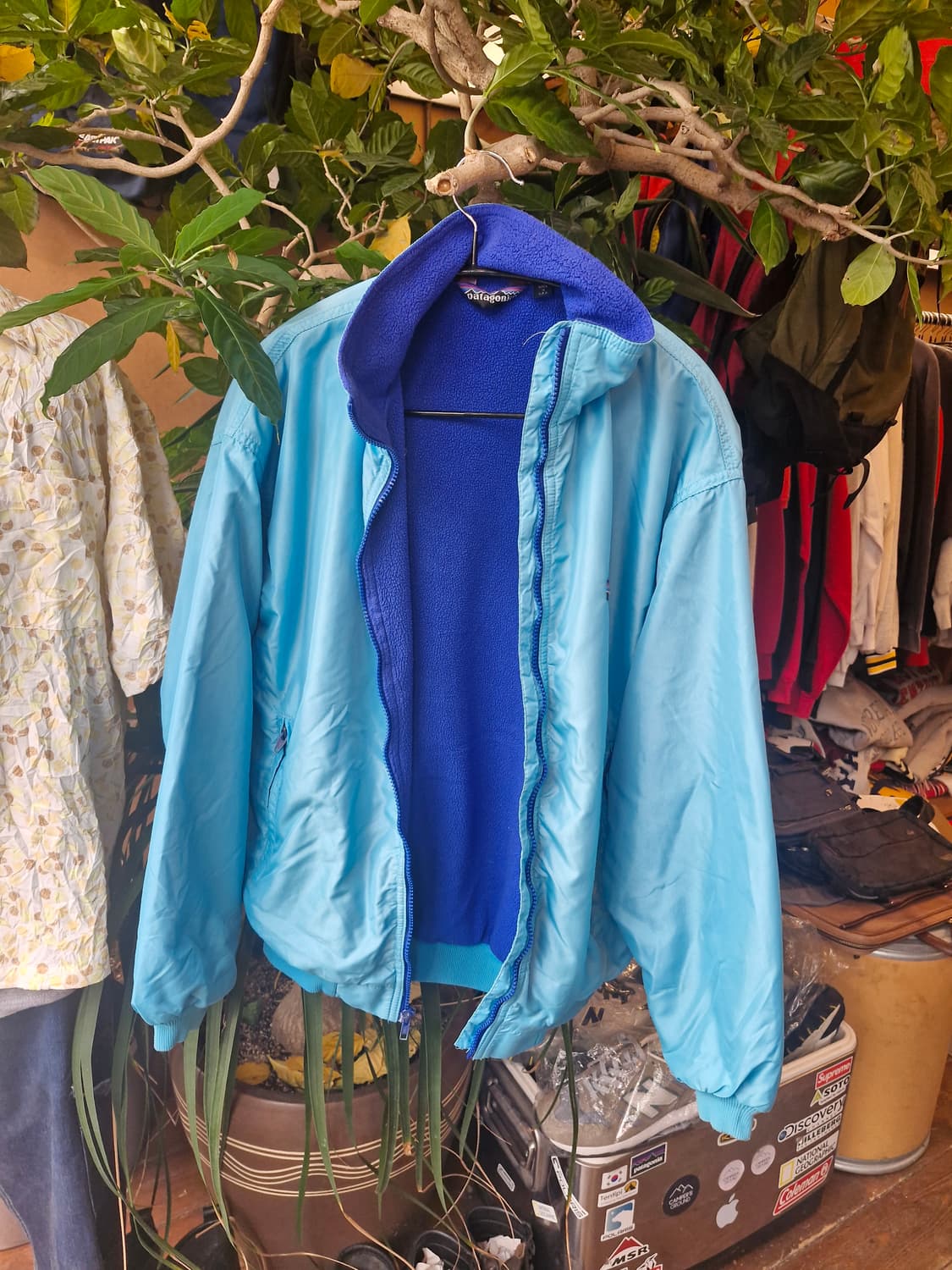 Z-267 파타고니아 쉘드 신칠라 봄버 웜업 자켓  상품이미지4