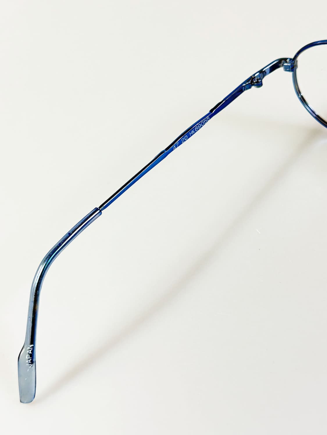 90s DOMON 블루 슬림 오벌 메탈 프레임 빈티지 안경 상품이미지7