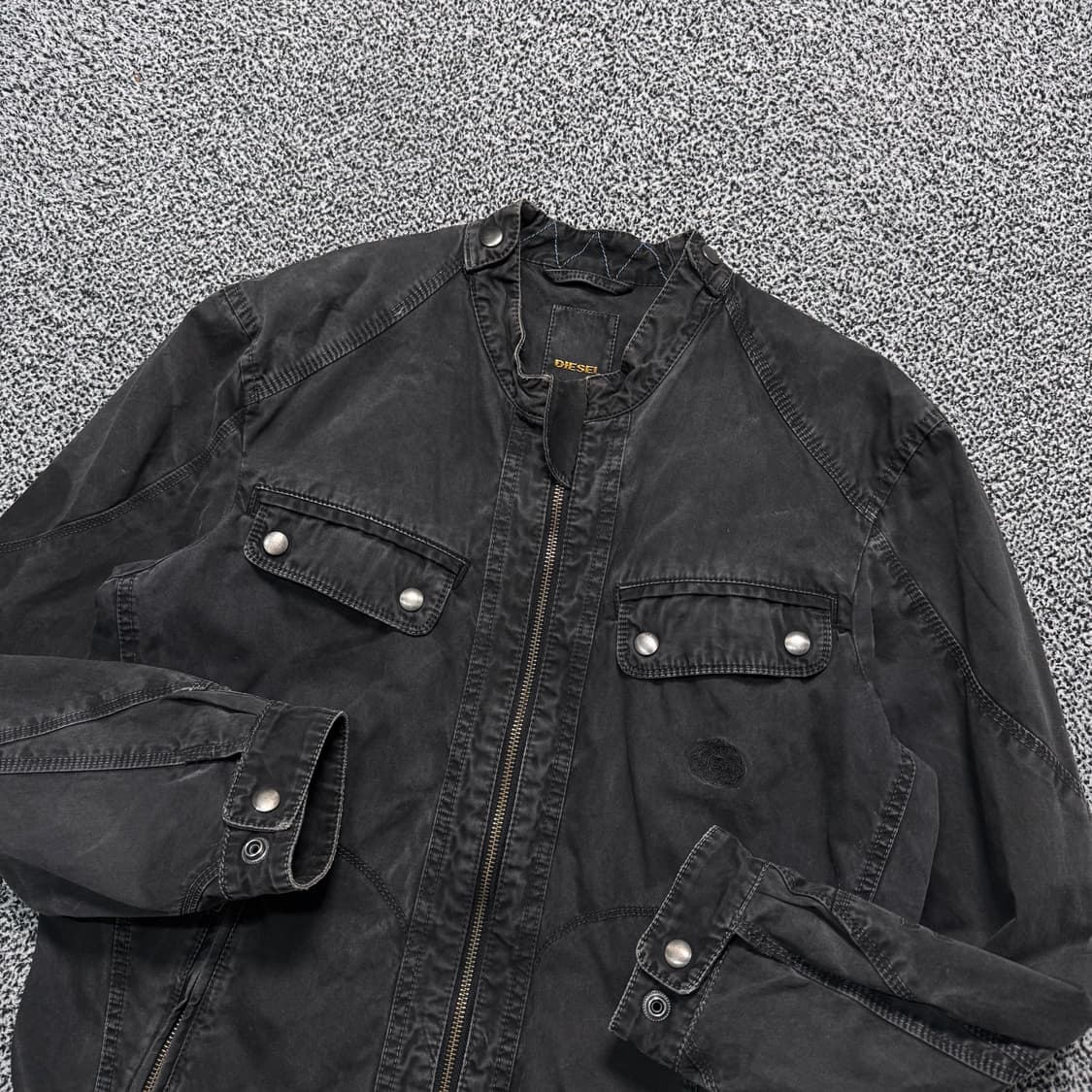 Name : 디젤 스몰 자수로고 빈티지워싱 멀티포켓 자켓 :)  상품이미지2