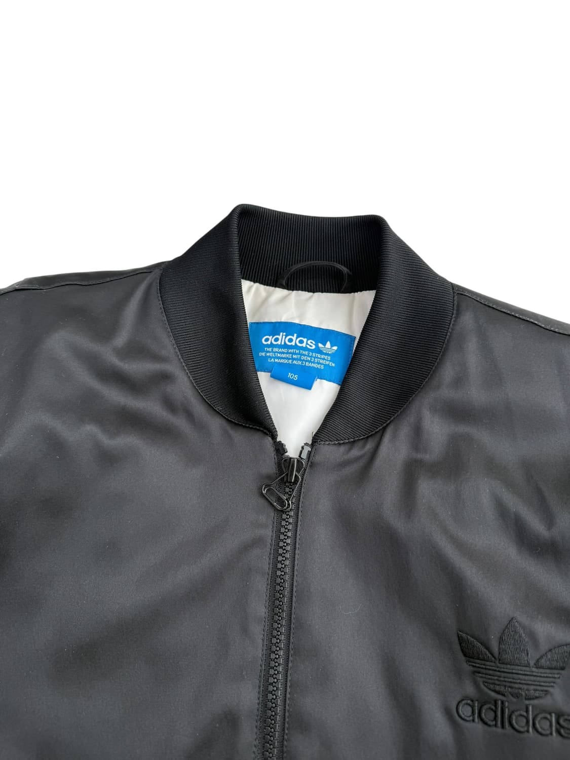 아디다스 블랙 나일론 봄버 자켓 상품이미지7