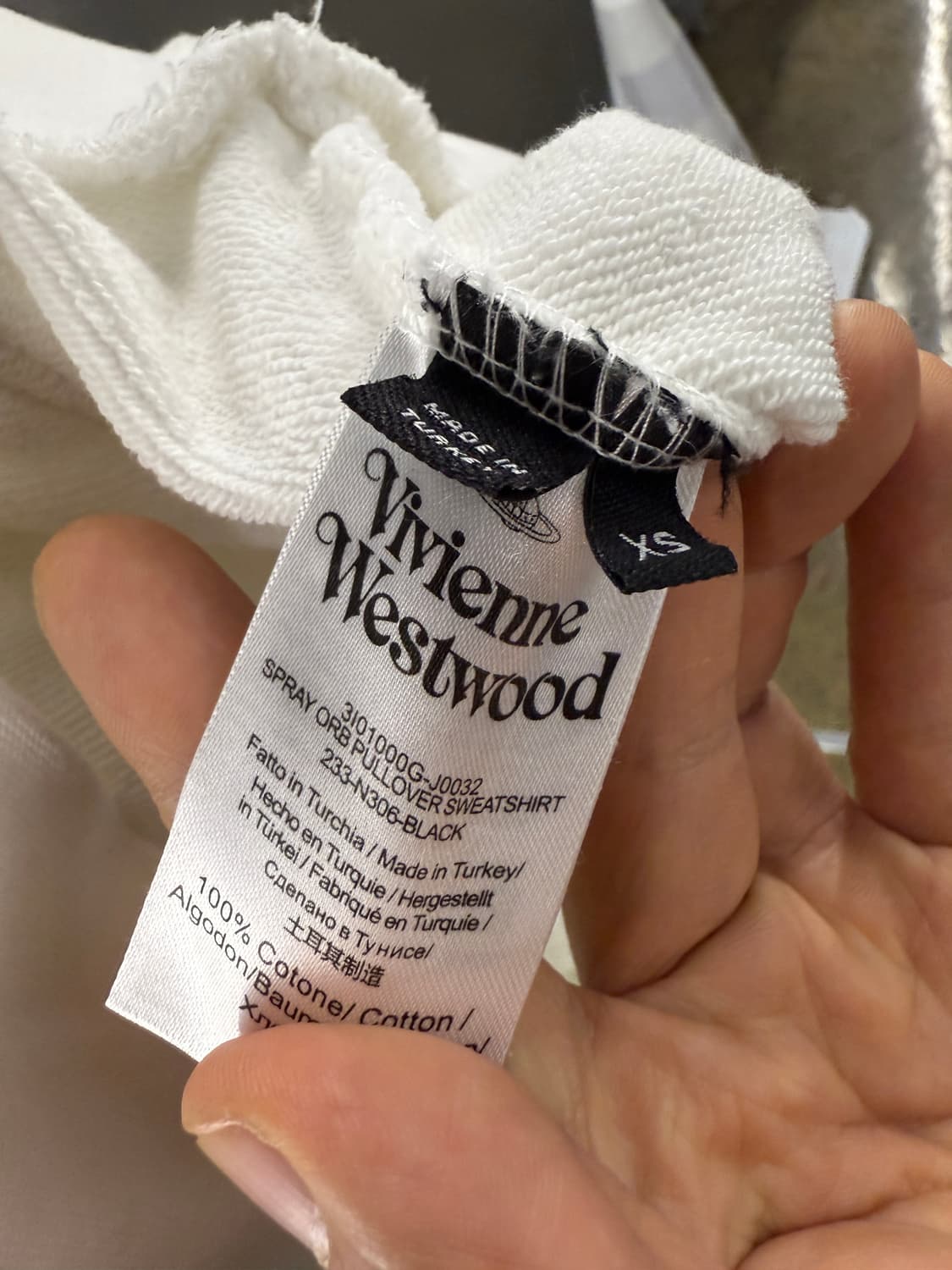 비비안 웨스트우드 SPRAY ORB 후드티 XS 상품이미지4