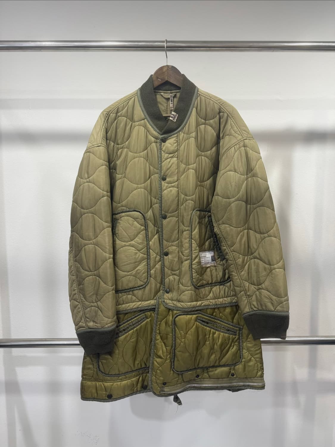 MAISON MIHARA YASUHIRO — 2022 FW 퀼티드 코트 상품이미지1