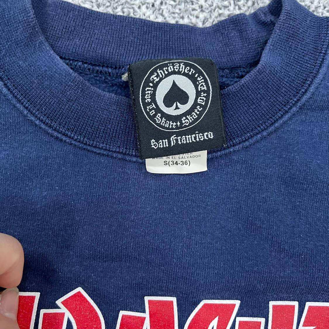 S 트레셔 빅로고 긴팔 맨투맨 0313M 상품이미지2