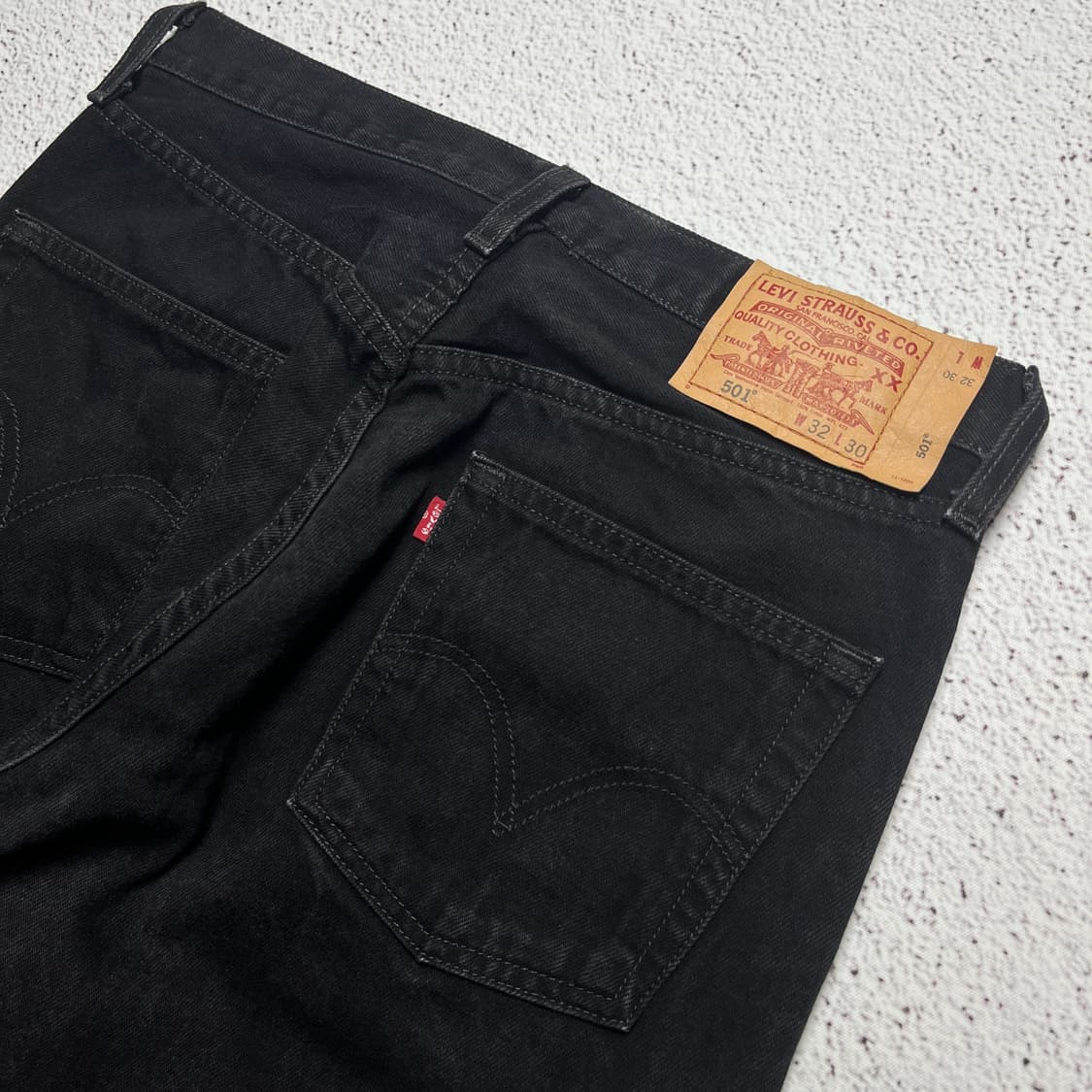 00s Levi's 501 Original Fit Black Jeans 상품이미지3