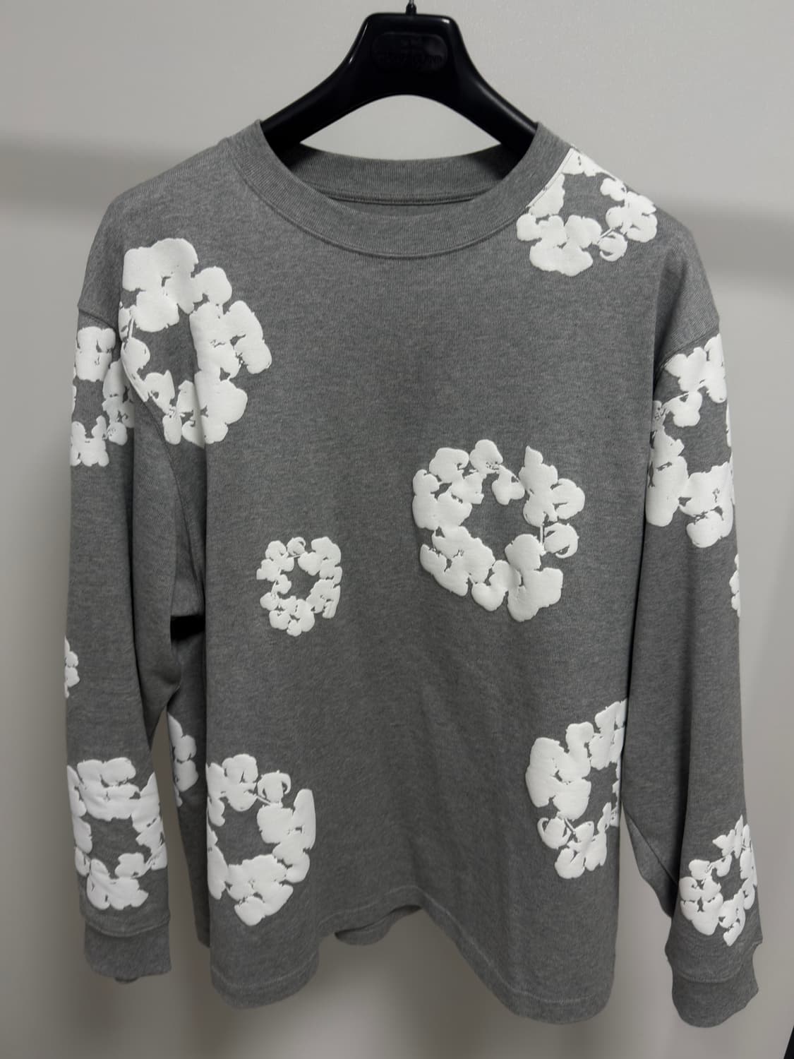 [1회착, XL] 데님티어스 코튼 리쓰 롱 슬리브 상품이미지1