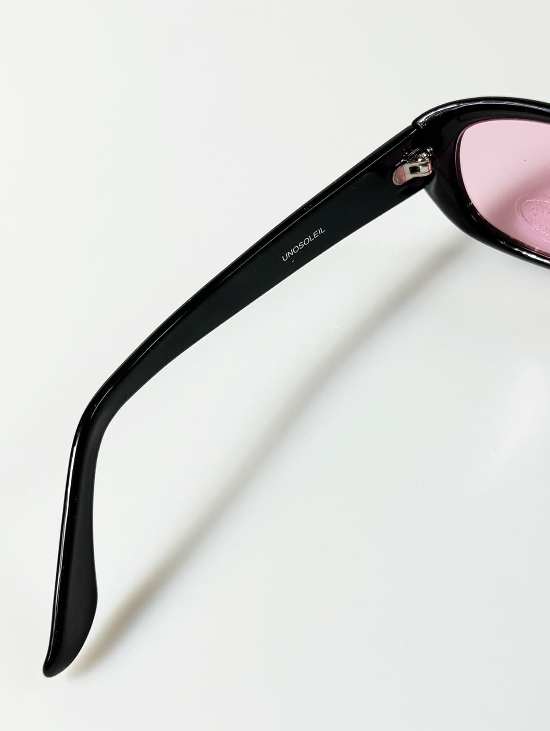 UNOSOLEIL 블랙 볼드 오벌 프레임 틴트 빈티지 선글라스 상품이미지7